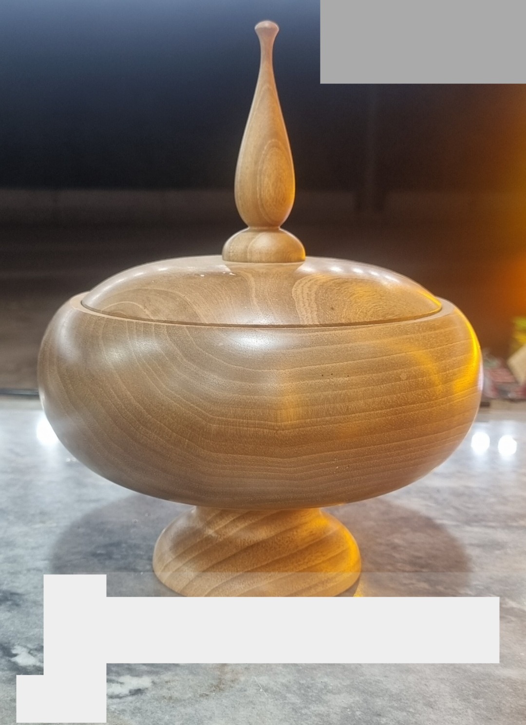 شکلات خوری چوبی گردو