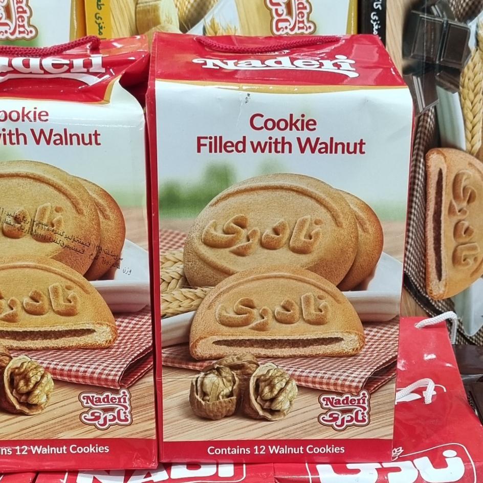 کلوچه ساکی 12عددی نادری با طعم گردو