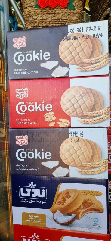 کلوچه لاهیجان نادری کارتنی 60 عددی اقتصادی