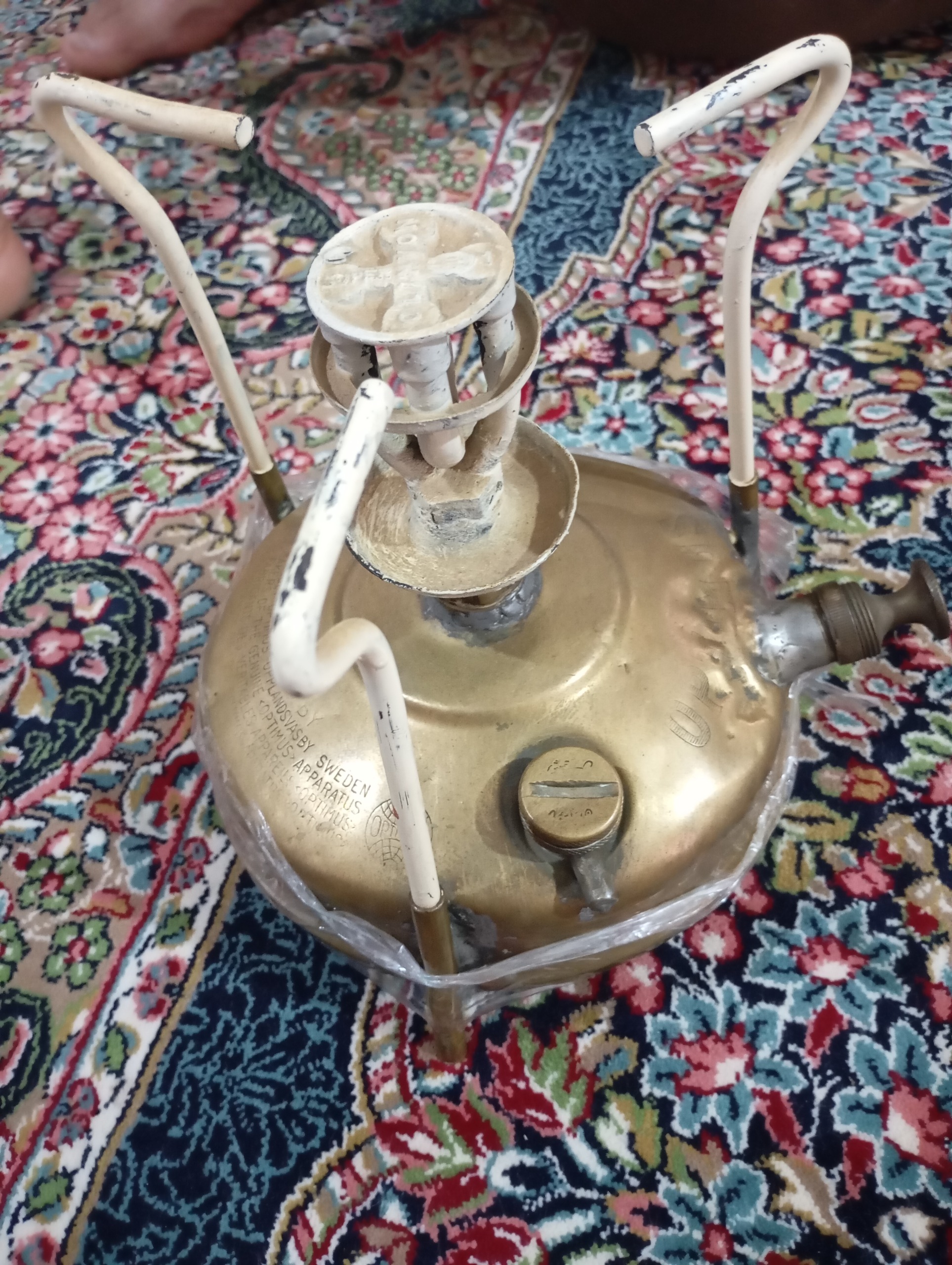 چراغ خوراک پزی قدیمی سوئدی دست دوم