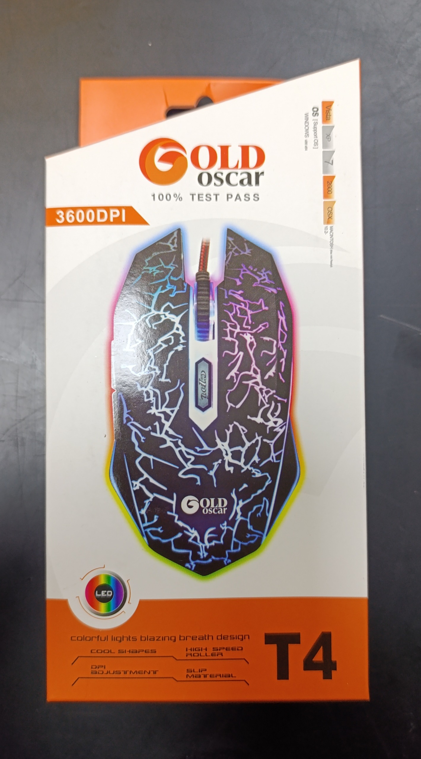 موس گیمینگ Gold Oscar T4