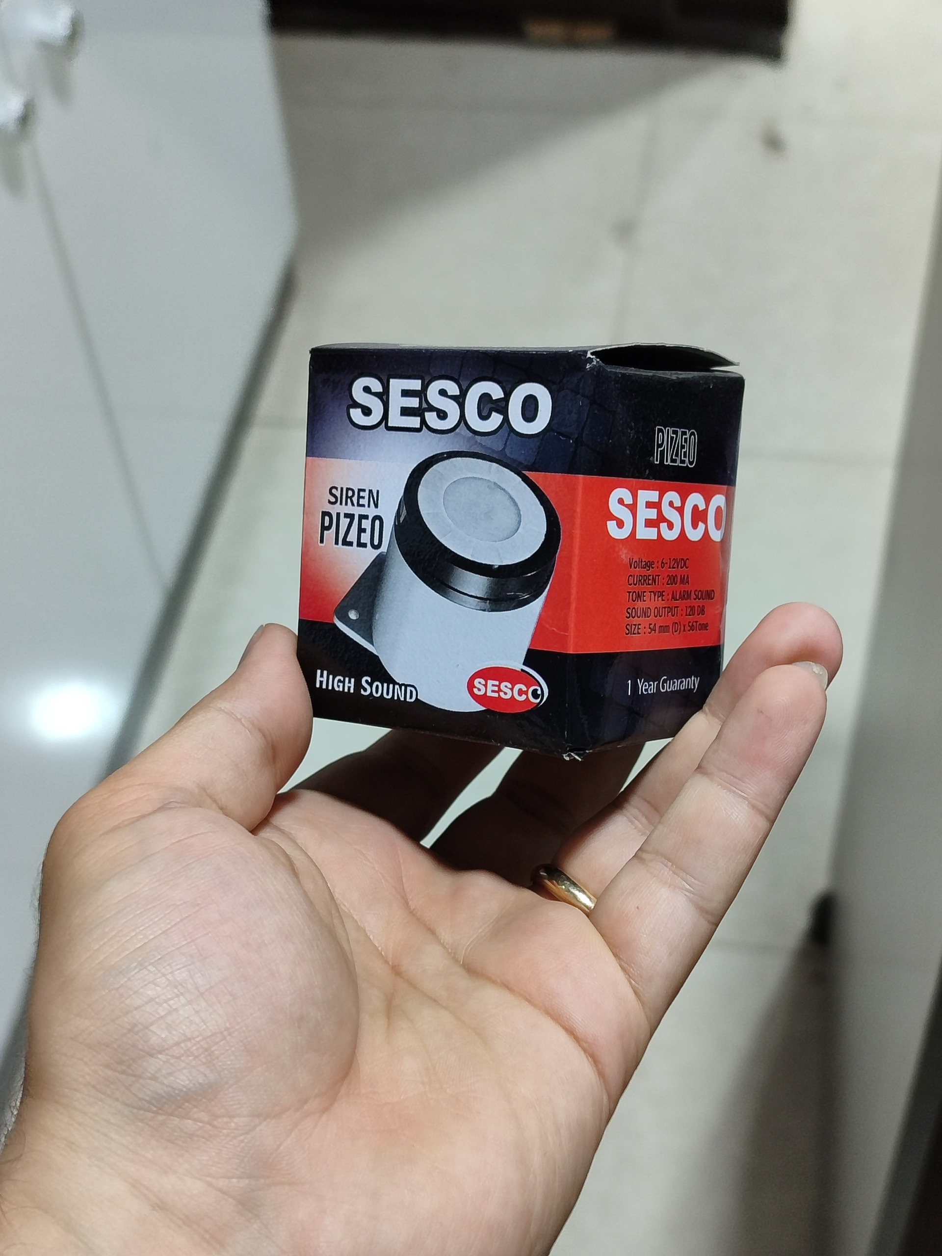 آژیر پیزو sesco دزدگیر