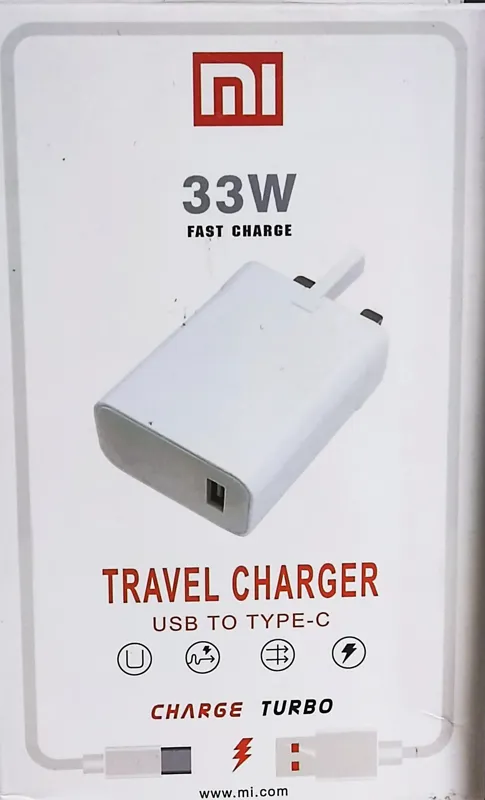شارژر شیائومی مدل 33W fast charging