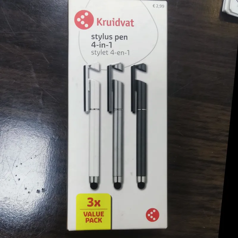 خودکار و قلم لمسی مدل kruidvat 4in1