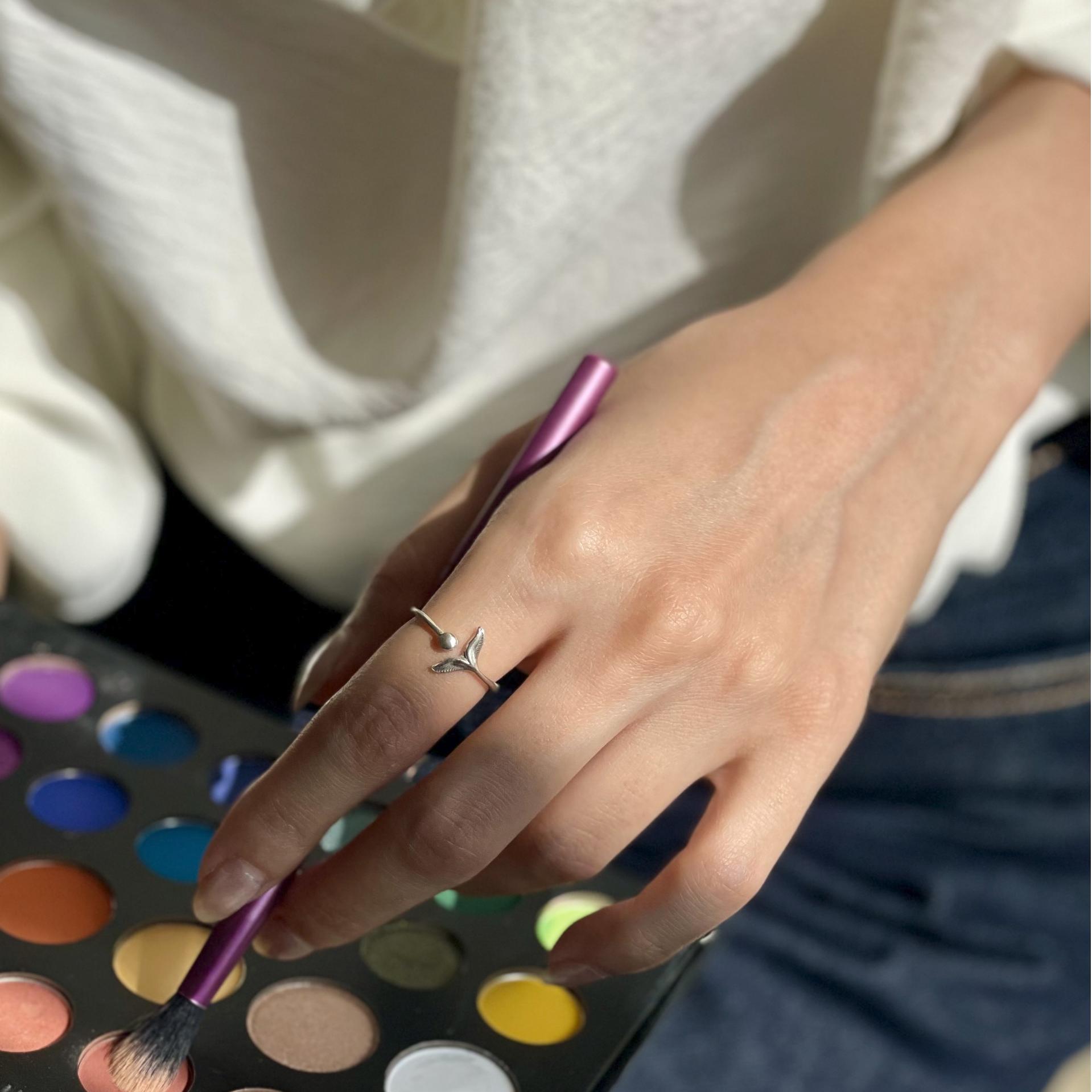 انگشتر نقره دم وال