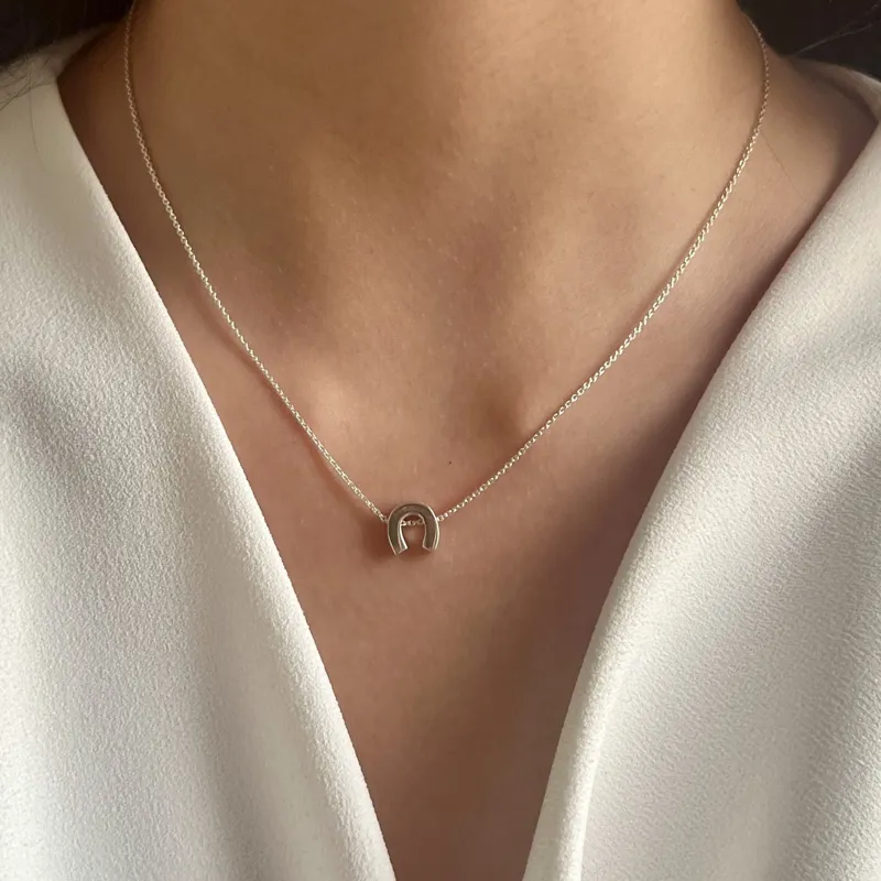 گردنبند نعل نقره