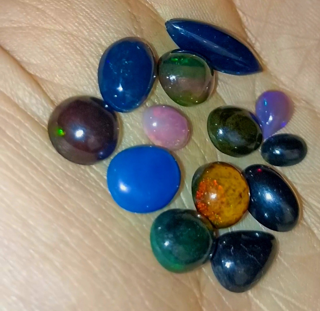 13 عدد اوپال اتیوپی آتشین طبیعی