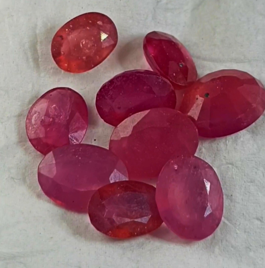 9 عدد یاقوت قرمز آفریقایی درجه یک