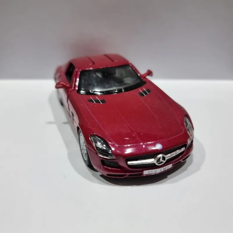 ماکت ماشین فلزی بنز mercsdes sls amg کینسمارت