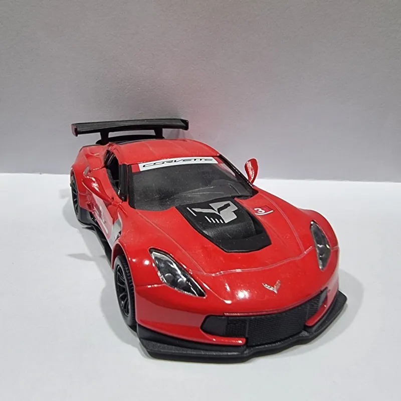 ماکت ماشین فلزی شورلت corvette cr7 کینسمارت