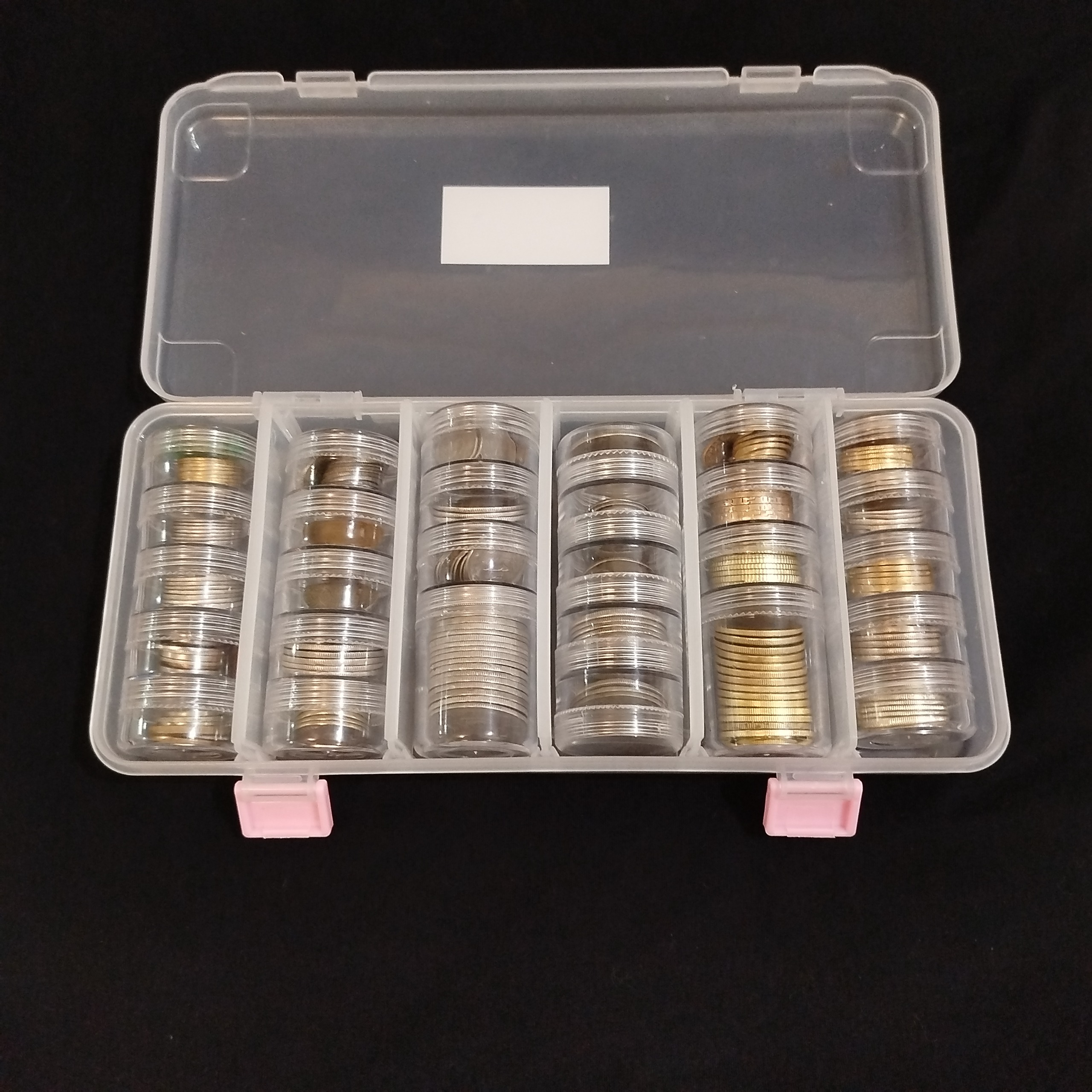 باکس جذاب نظم دهنده سکه 28خانه استوانه ای