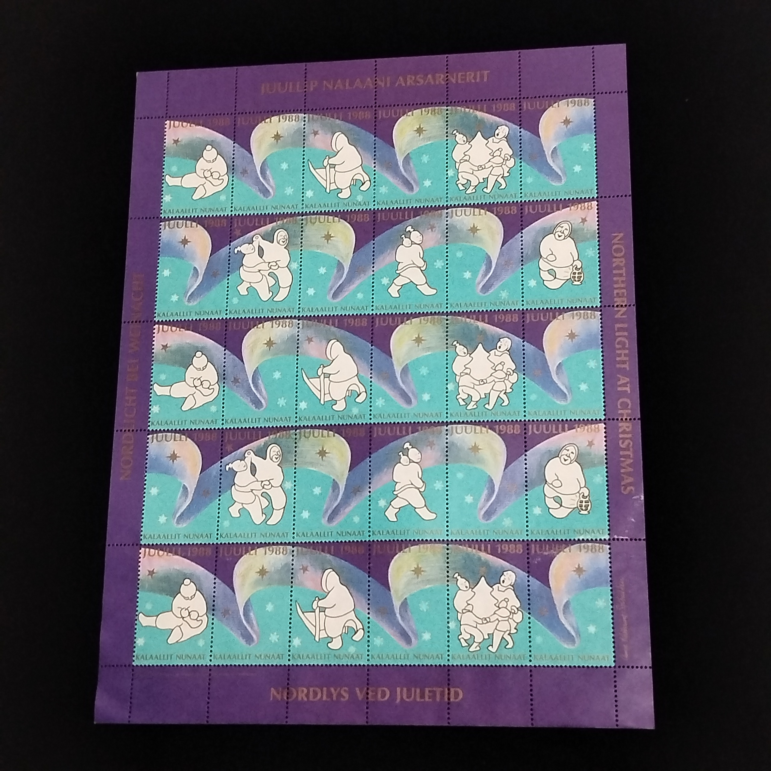 ورق تمبر کریسمس جزایر فارو 1988 کمیاب