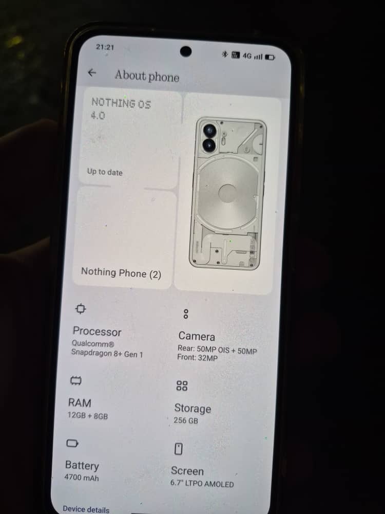 ناتینگ 2 حافظه 256