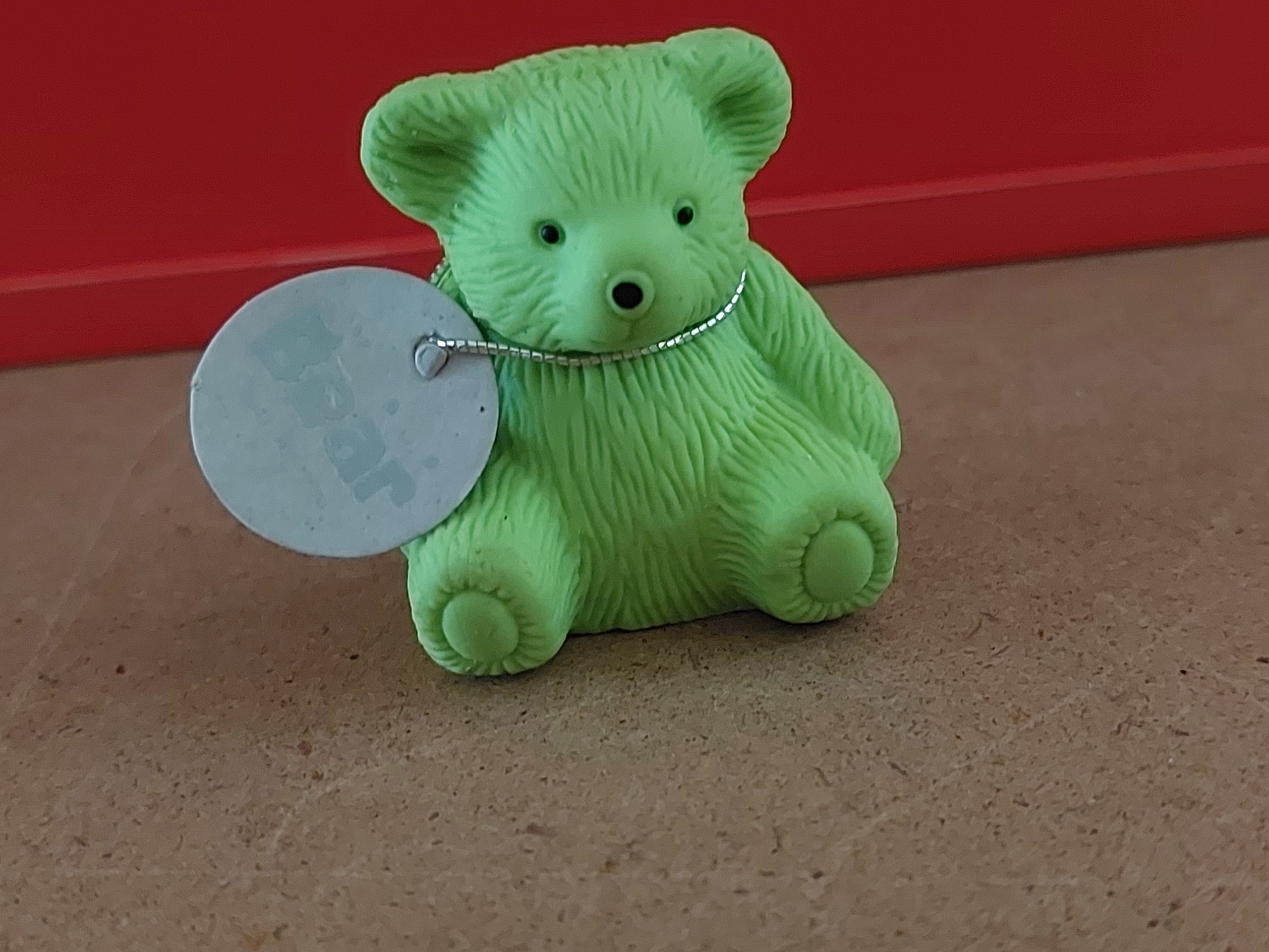 پاک کن پاککن تراش فانتزی عروسک خرس سبز