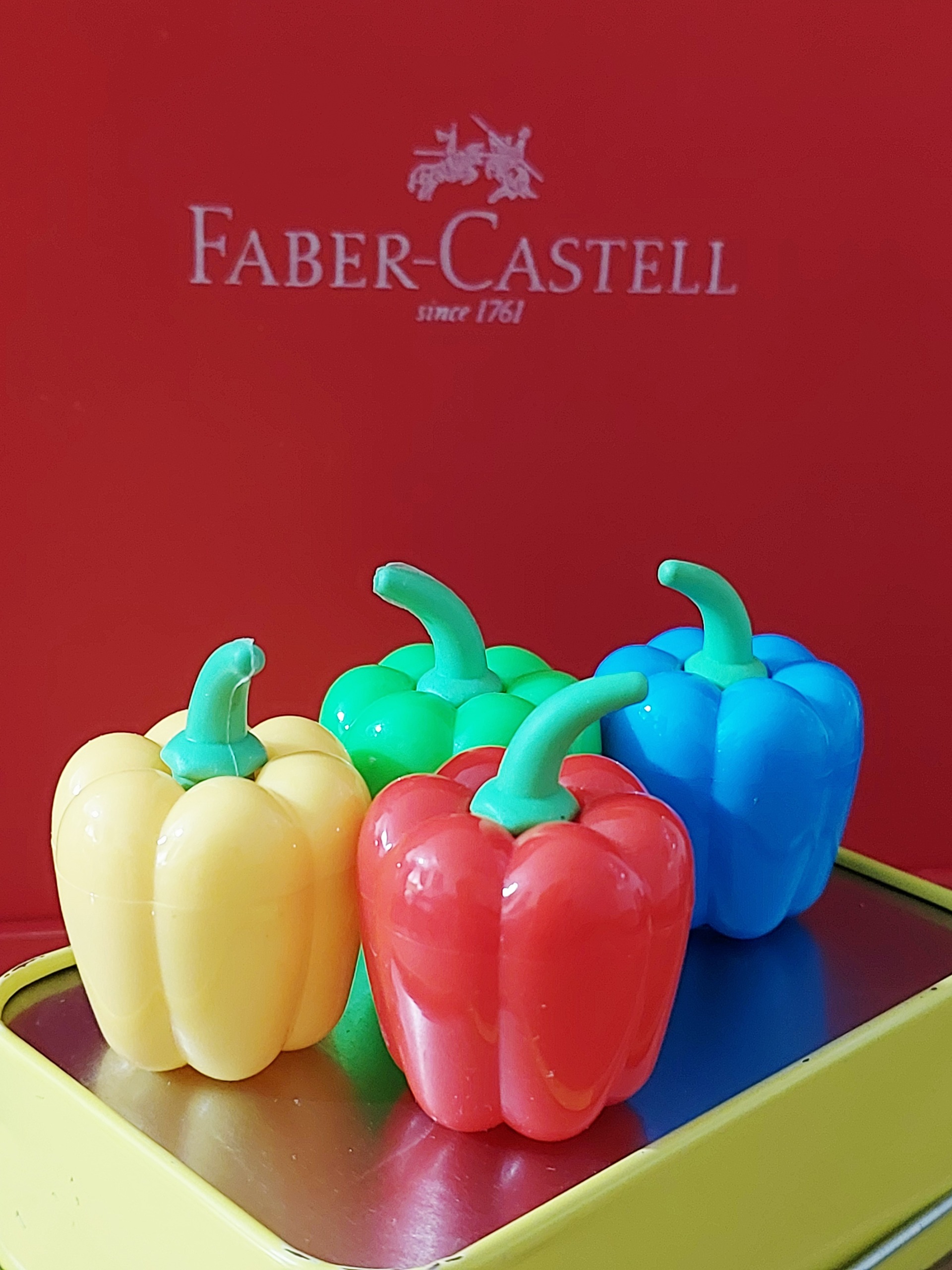 تراش لوازم تحریر فانتزی دکوری میوه فلفل دلمه ای