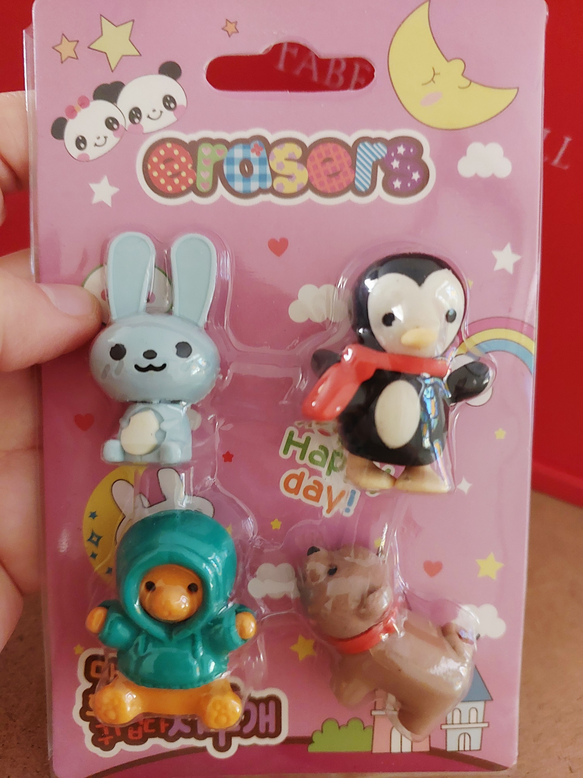 پاک کن پاککن فانتزی عروسک خرگوش سگ لوازم تحریر