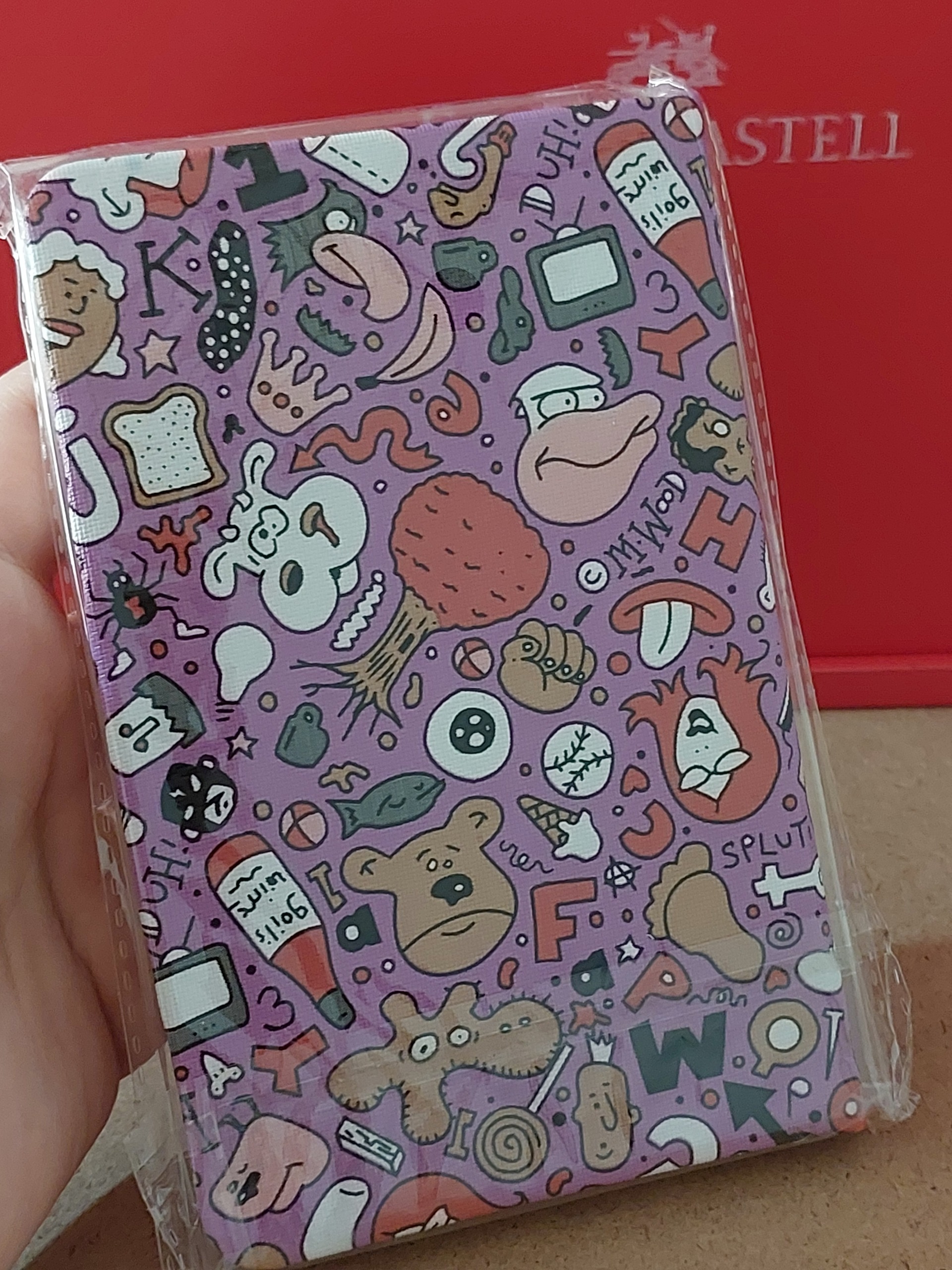 دفترچه یادداشت لوازم تحریر دراکولا بنفش فانتزی