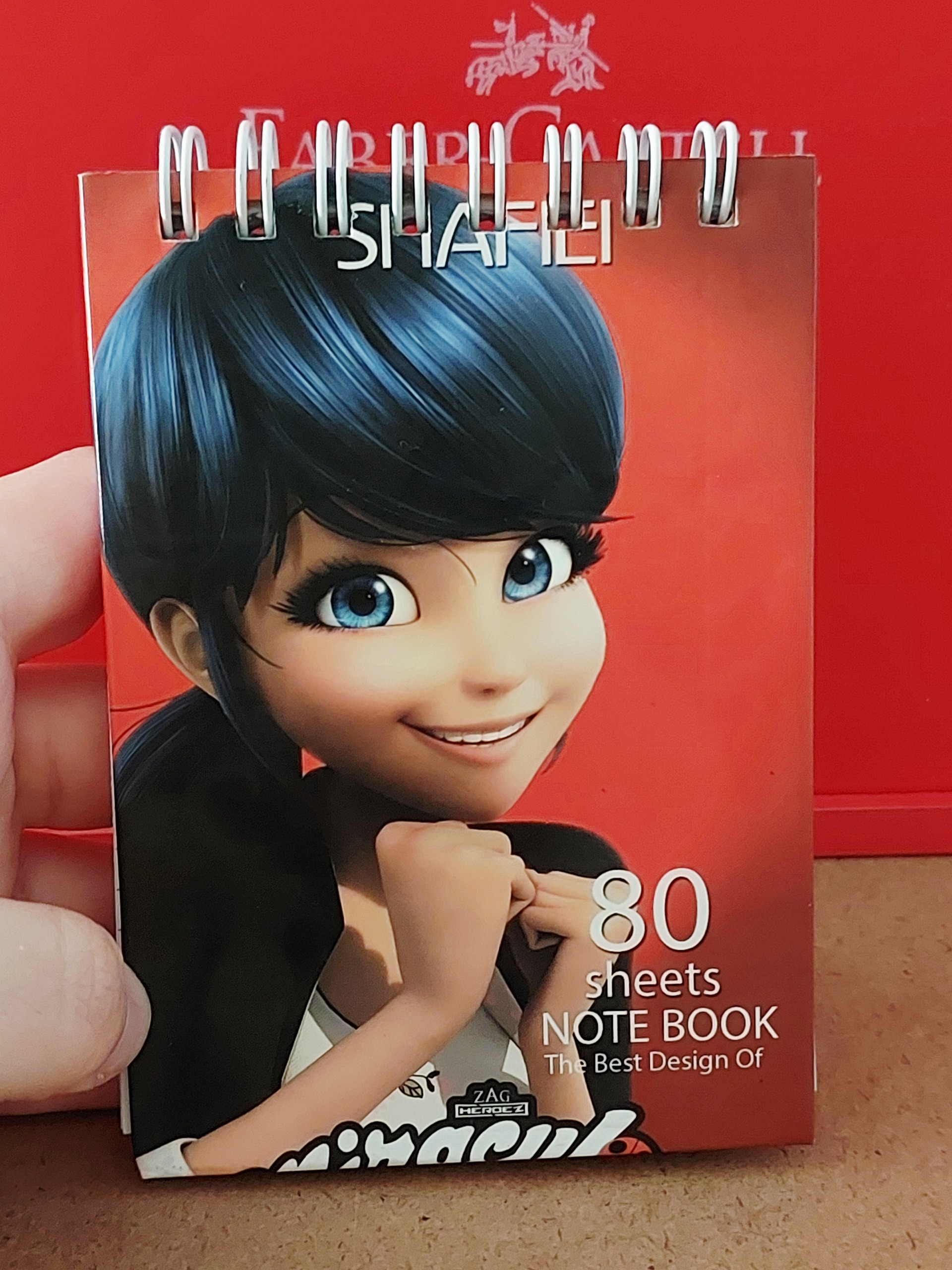 دفترچه یادداشت لوازم تحریر دختر کفشدوزکی