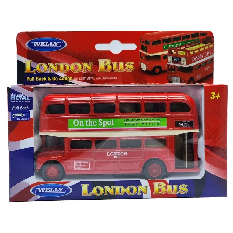 ماکت اتوبوس لندن ویلی تک جعبه 1/36