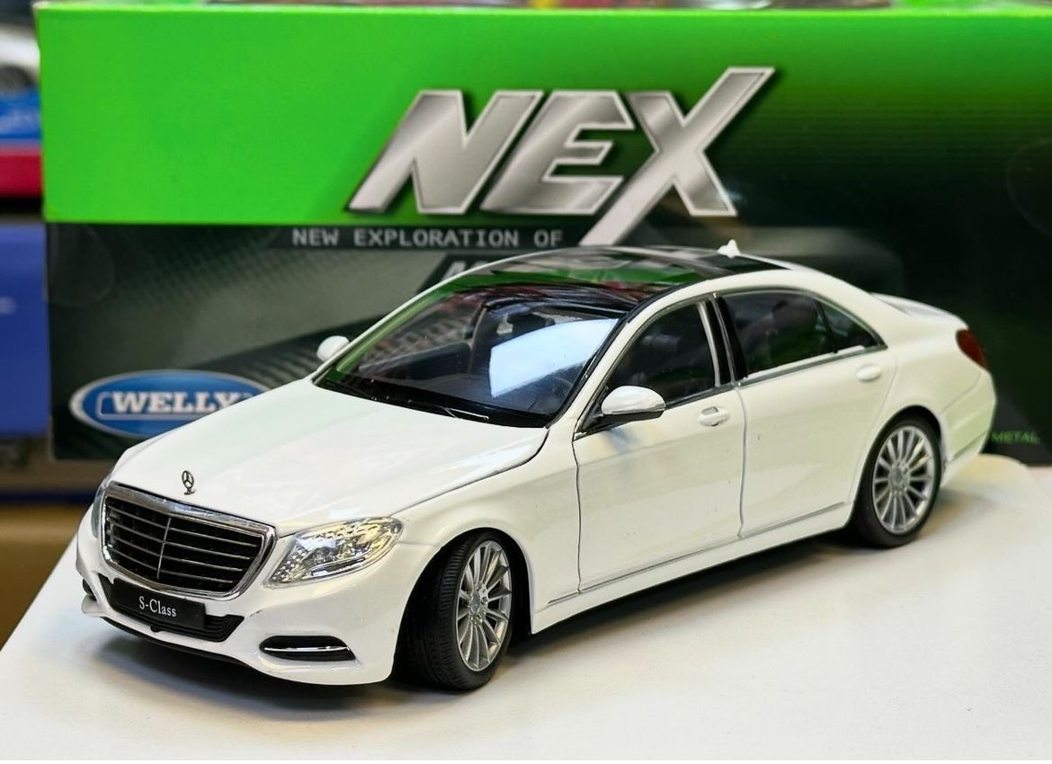 ماکت ماشین فلزی بنز S500 ویلی 1/24 تک جعبه