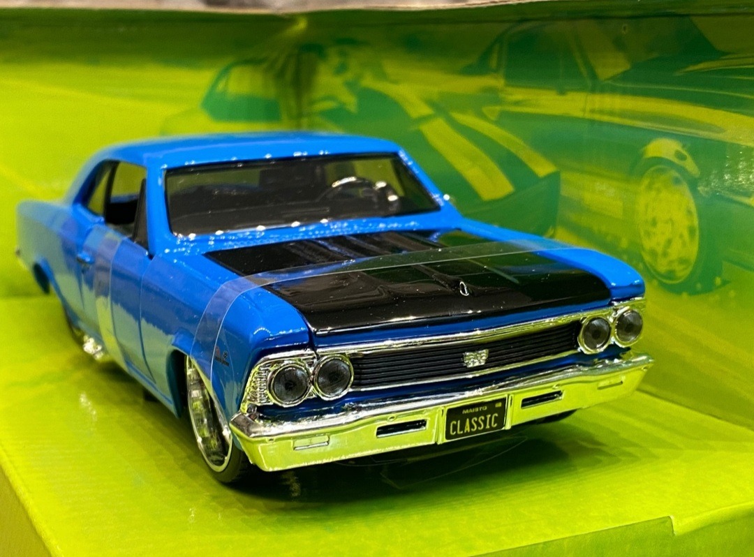 ماکت شورلت شلوی 1965 دیزاین مایستو 1/24 تک جعبه