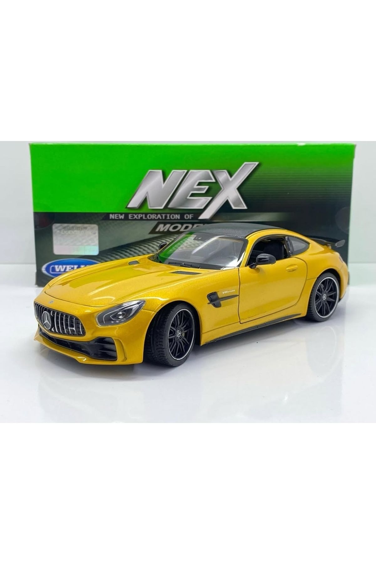 ماکت مرسدس بنز AMG GT ویلی 1/24 تک جعبه