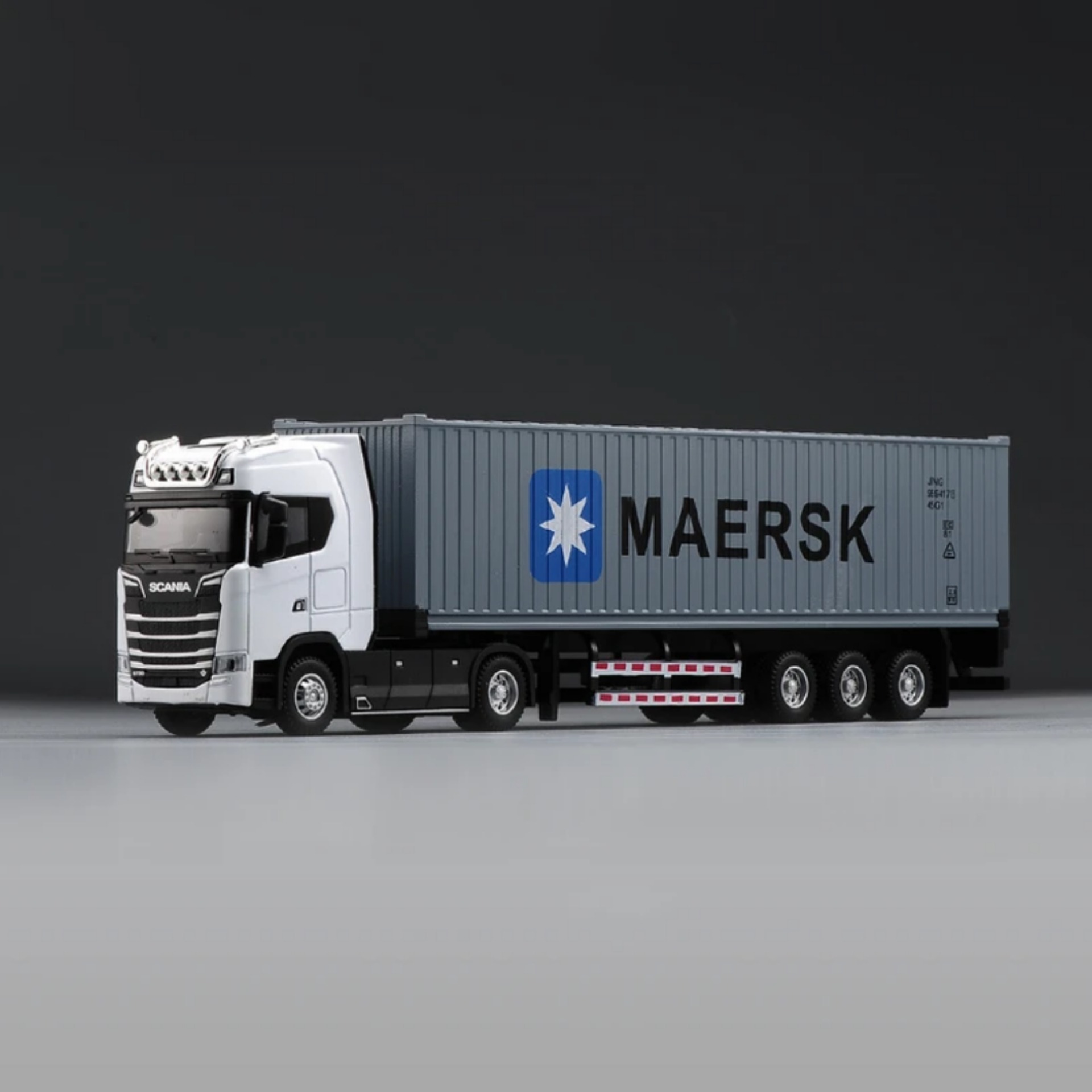 ماکت کامیون اسکانیا کانتینر دار فلزی 1/50