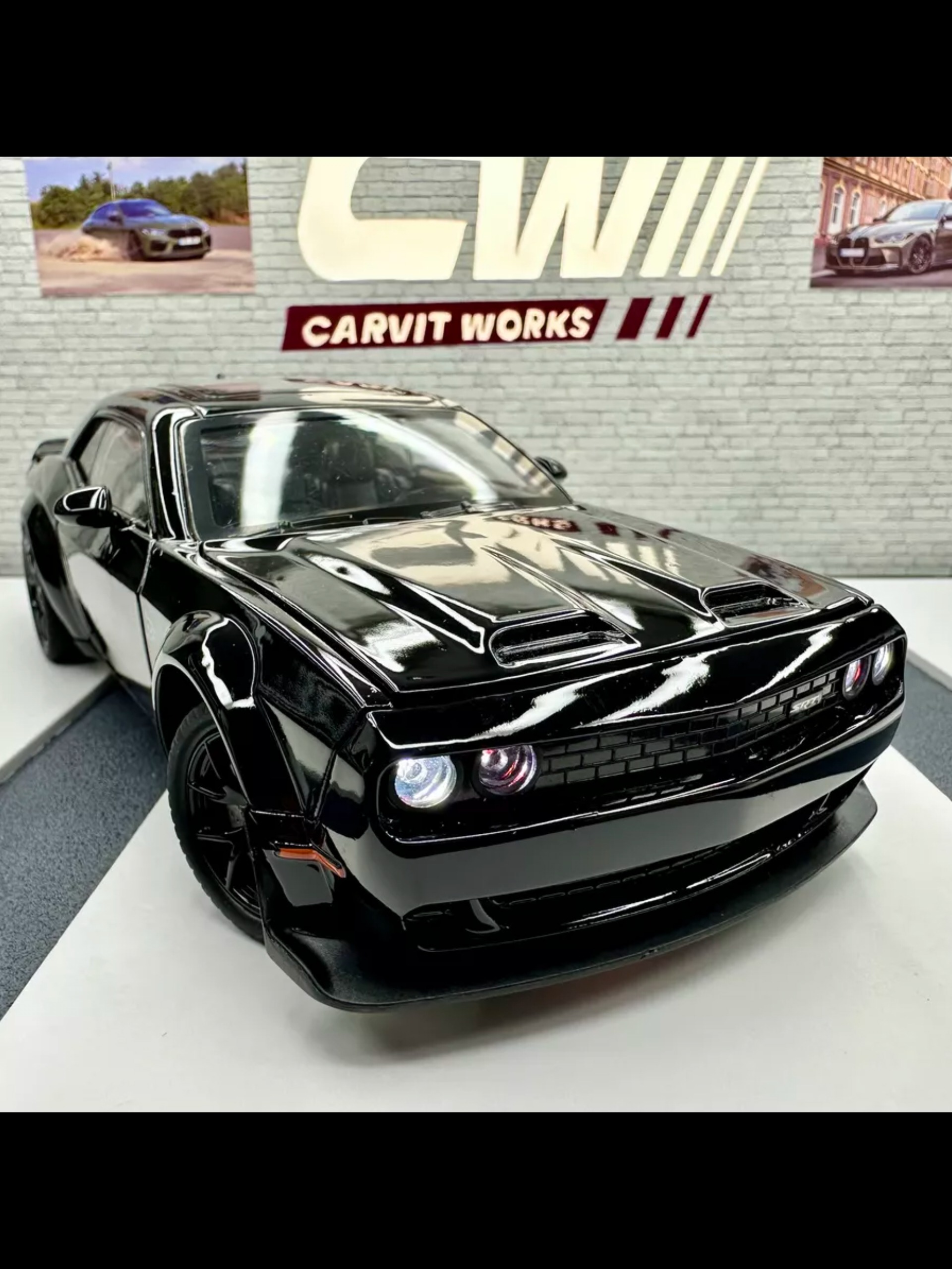 ماکت دوج چلنجر هلکت SRT مقیاس 1/24 دودزا