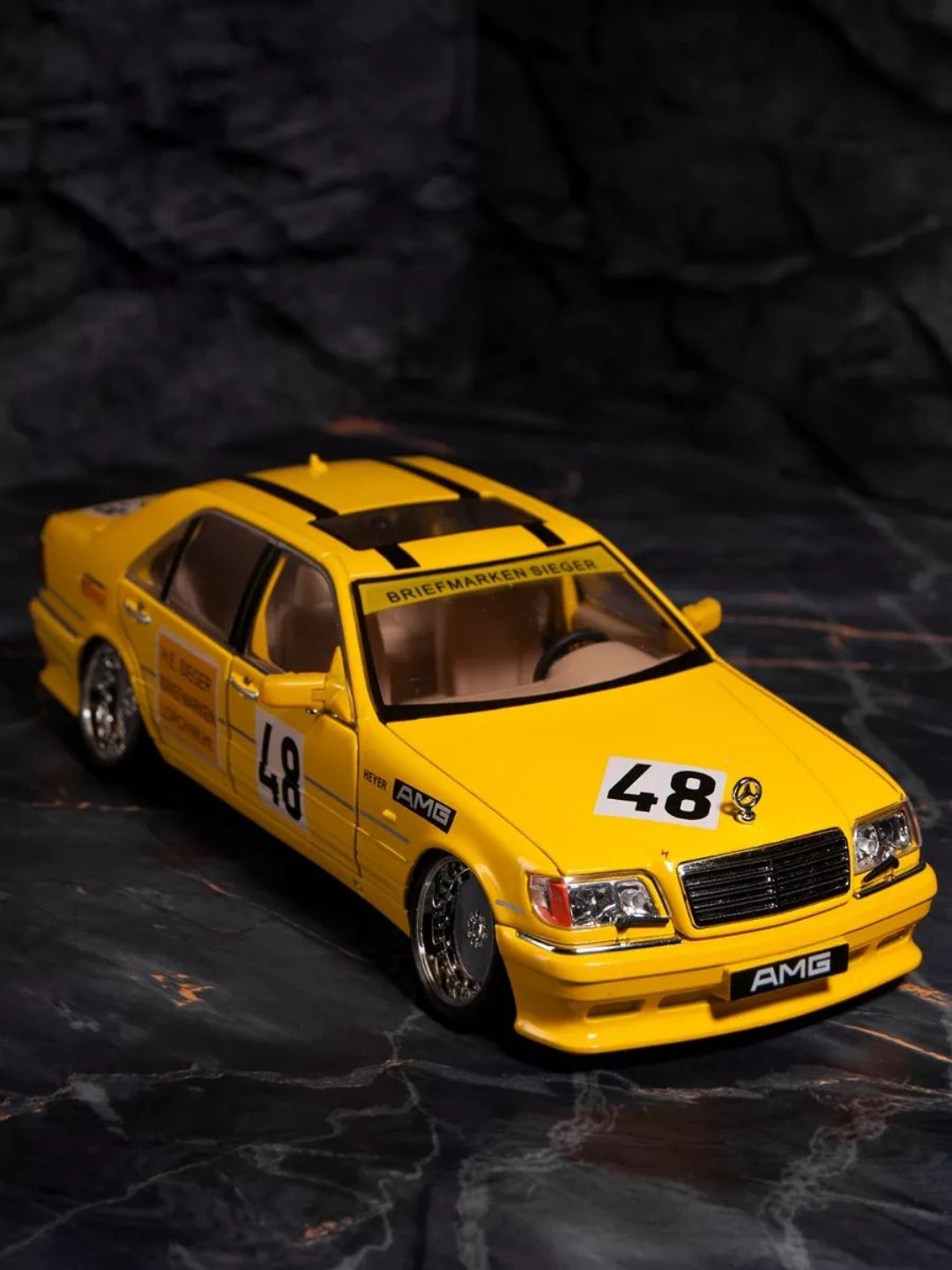 ماکت مرسدس بنز W140 اتاق تانک تیونینگ 1/24