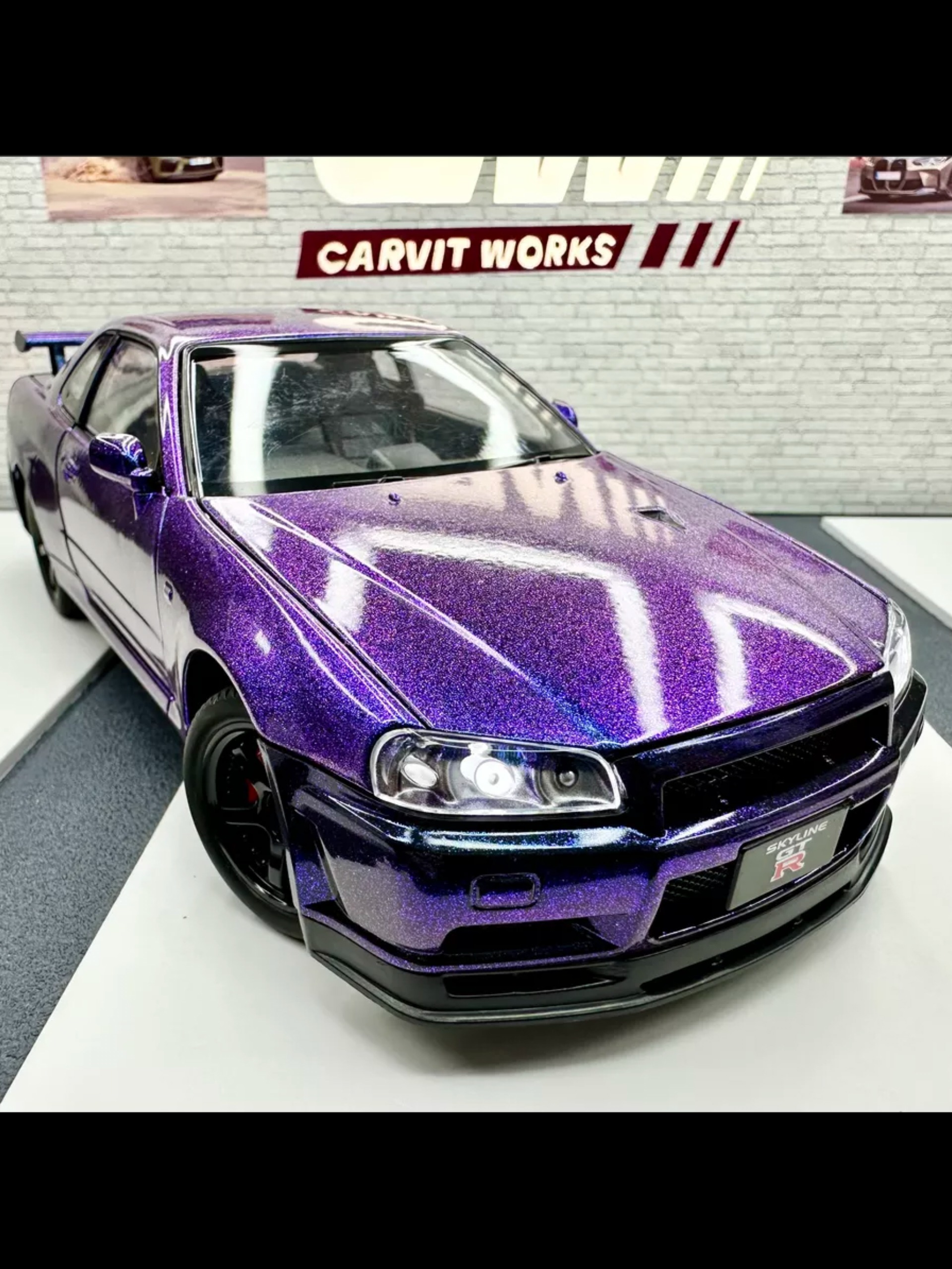 ماکت نیسان اسکای لاین R34 مقیاس 1/24