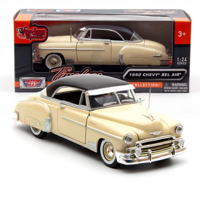 ماکت کمیاب شورلت بل ایر 1950 ( MOTORMAX ) 1/24