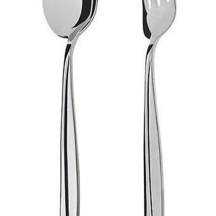 قاشق چنگال غذاخوری12 پارچه طرح ماینز، استیل چینی