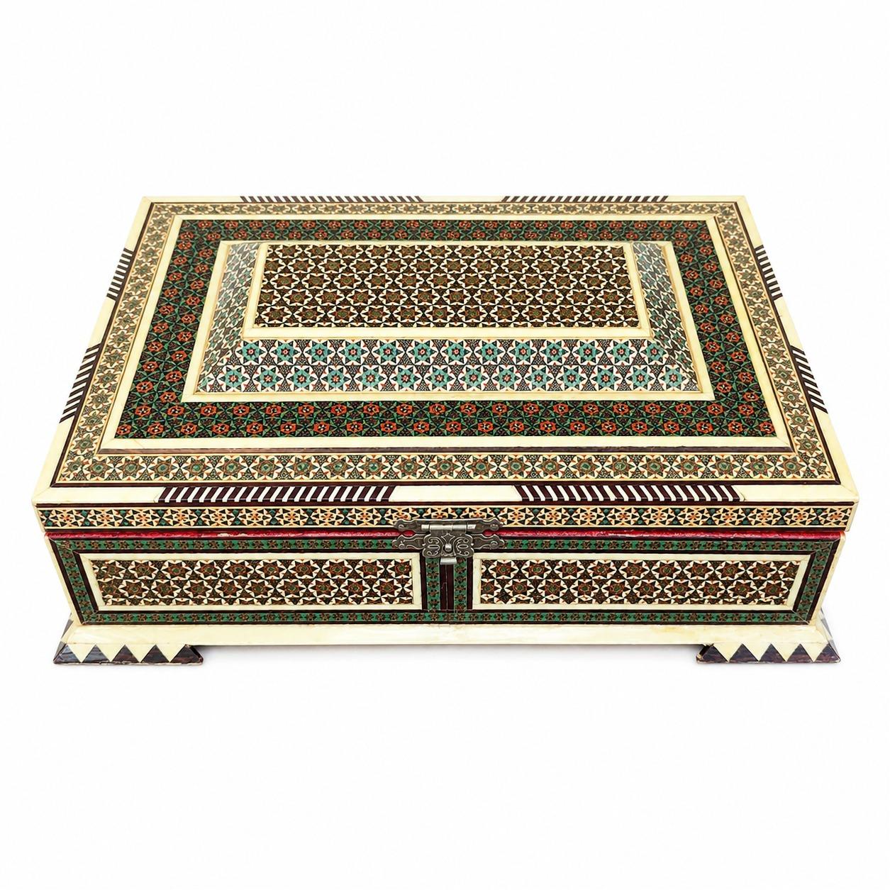 جعبه خاتم کاری کامل، 10در23در33 صنایع دستی اصفهان