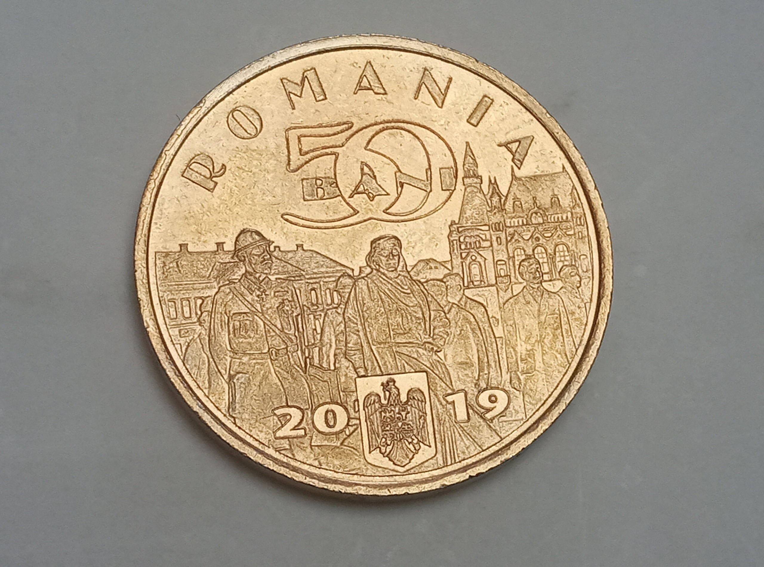 سکه یادبودی کمیاب 50 بانی رومانی