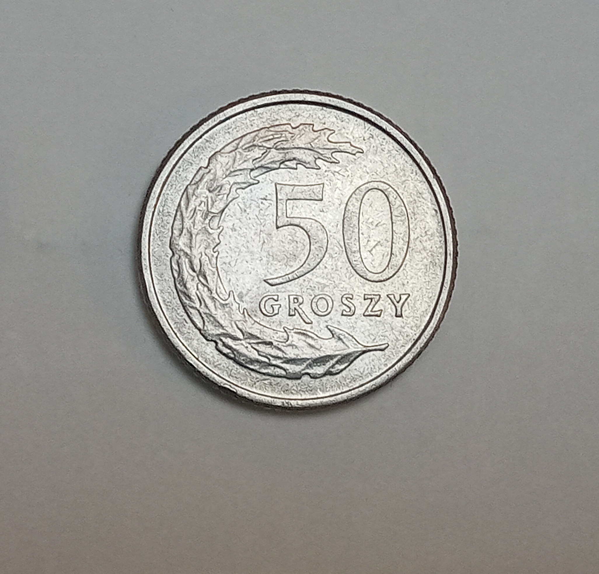 سکه زیبا و کمیاب 50 گروژی لهستان 1992