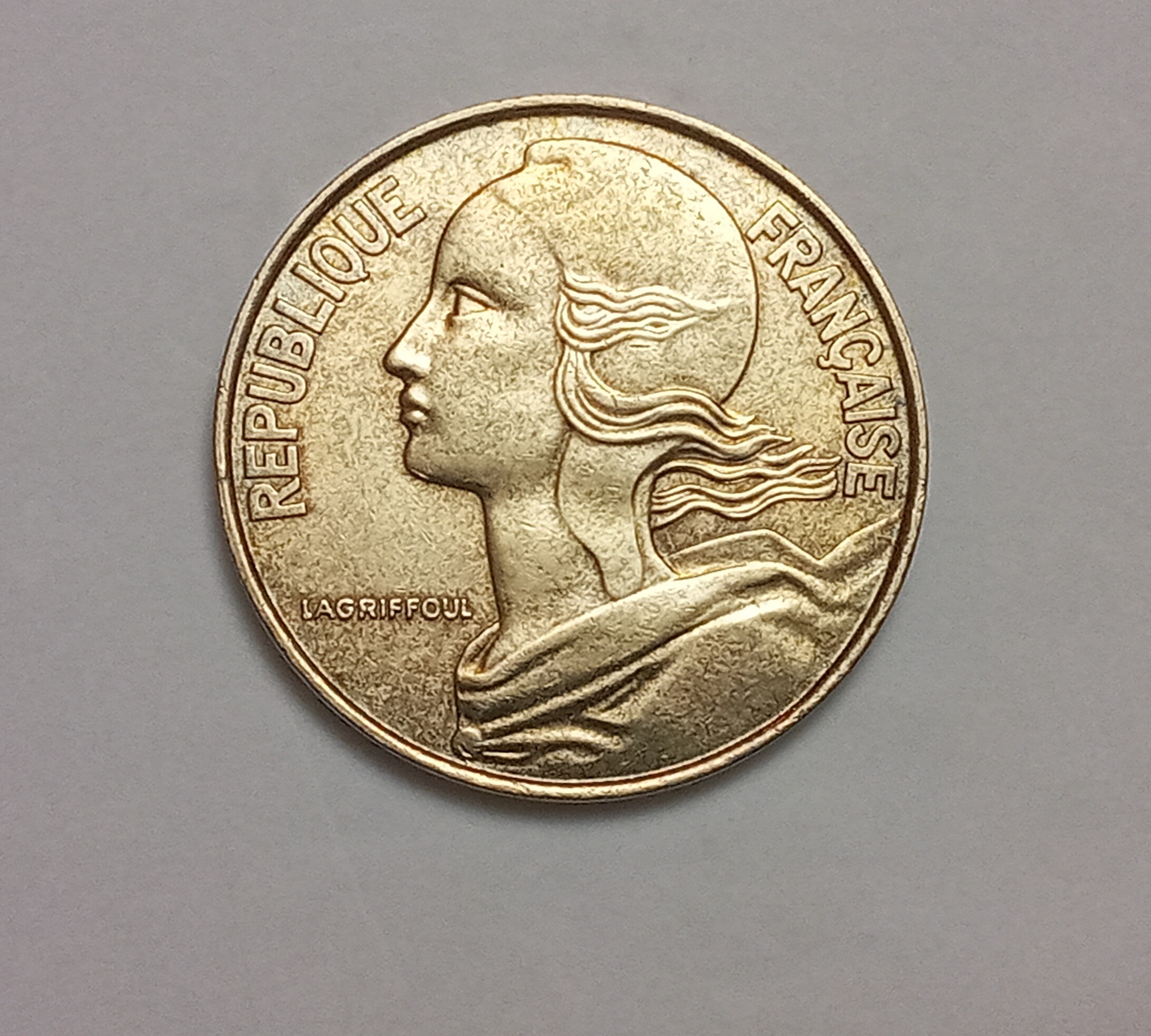 سکه کمیاب 20 سنتیم فرانسه 1989