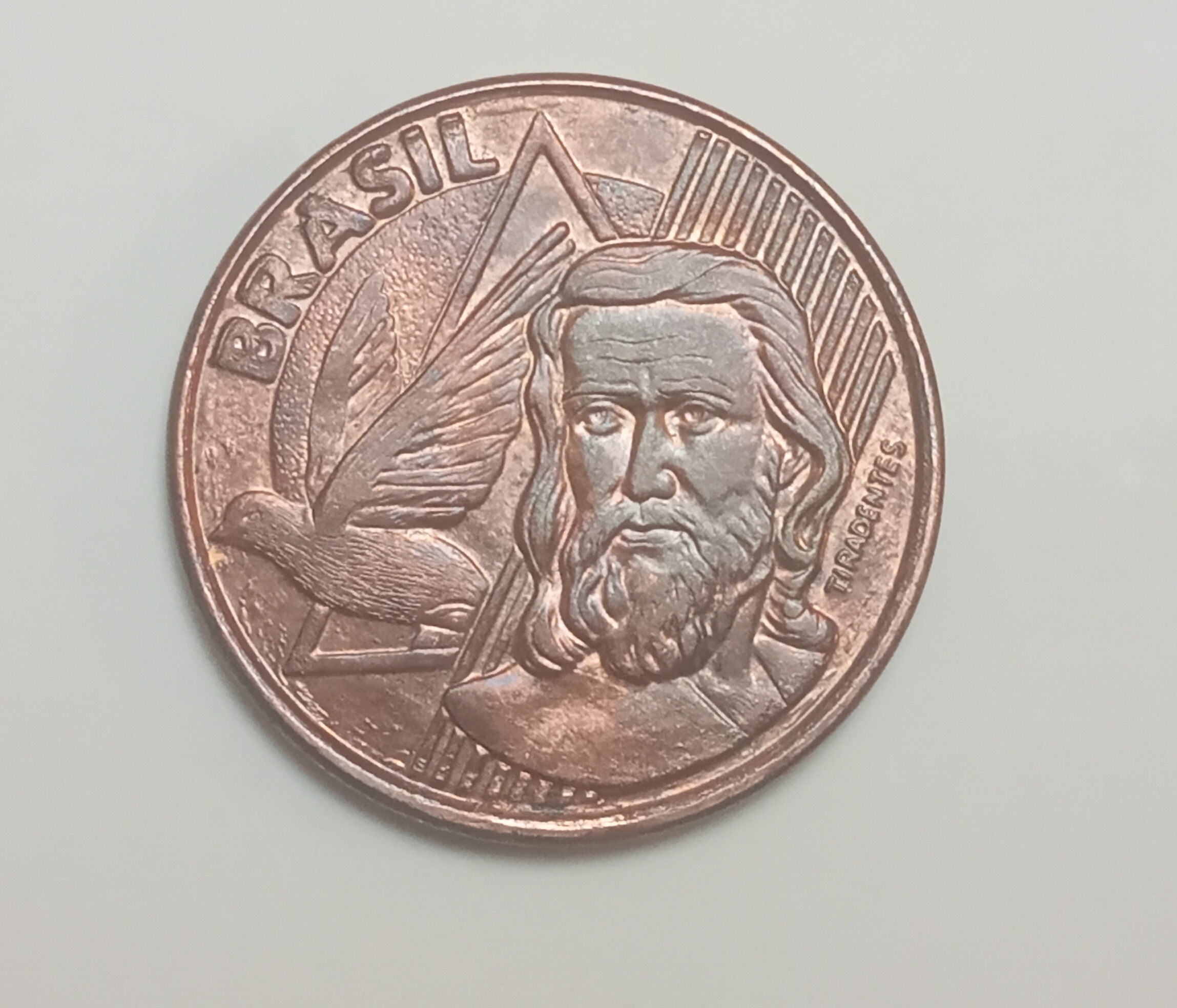 سکه کمیاب 5 سنتاوو برزیل 2005