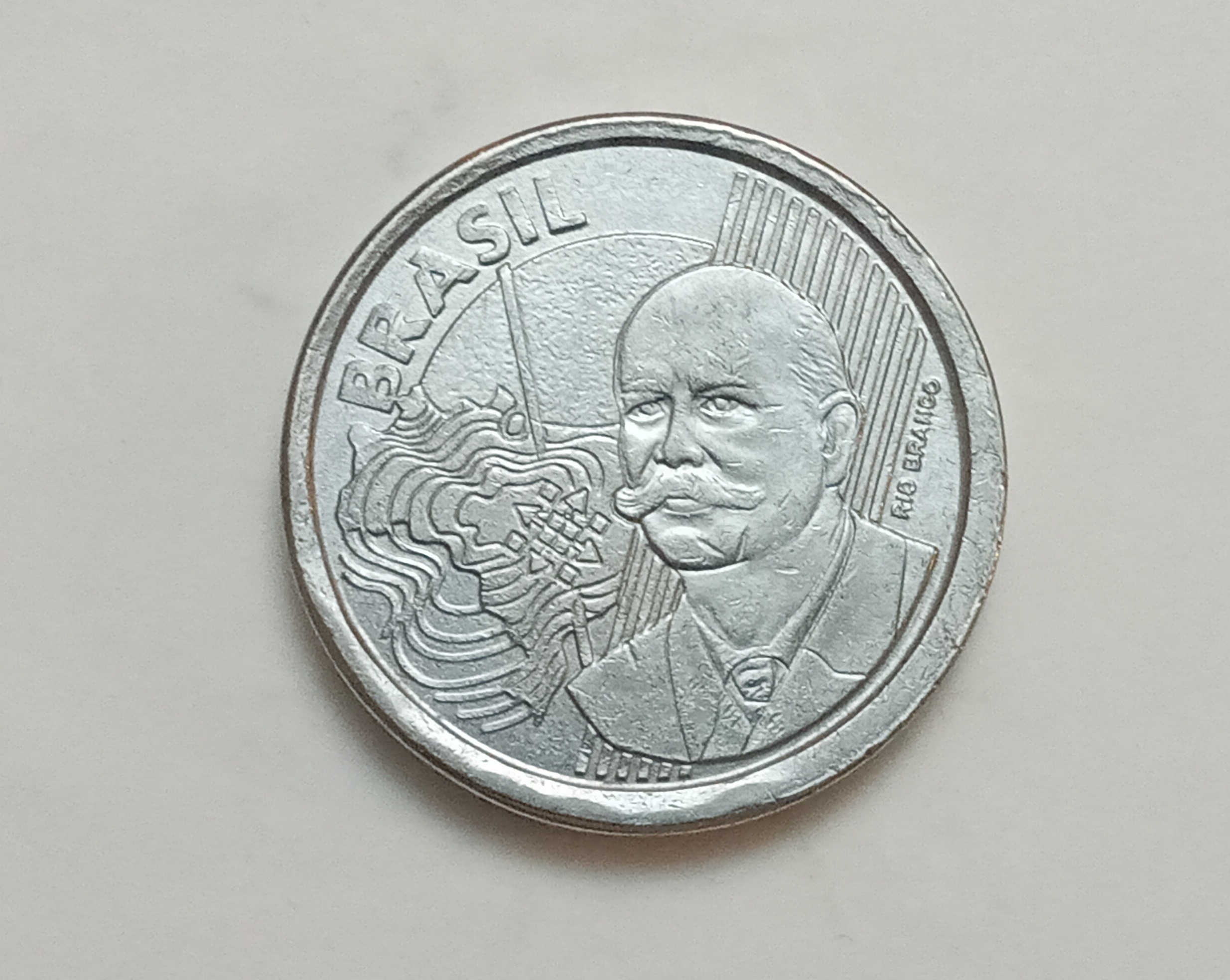 سکه کمیاب 50 سنتاوو برزیل 2009