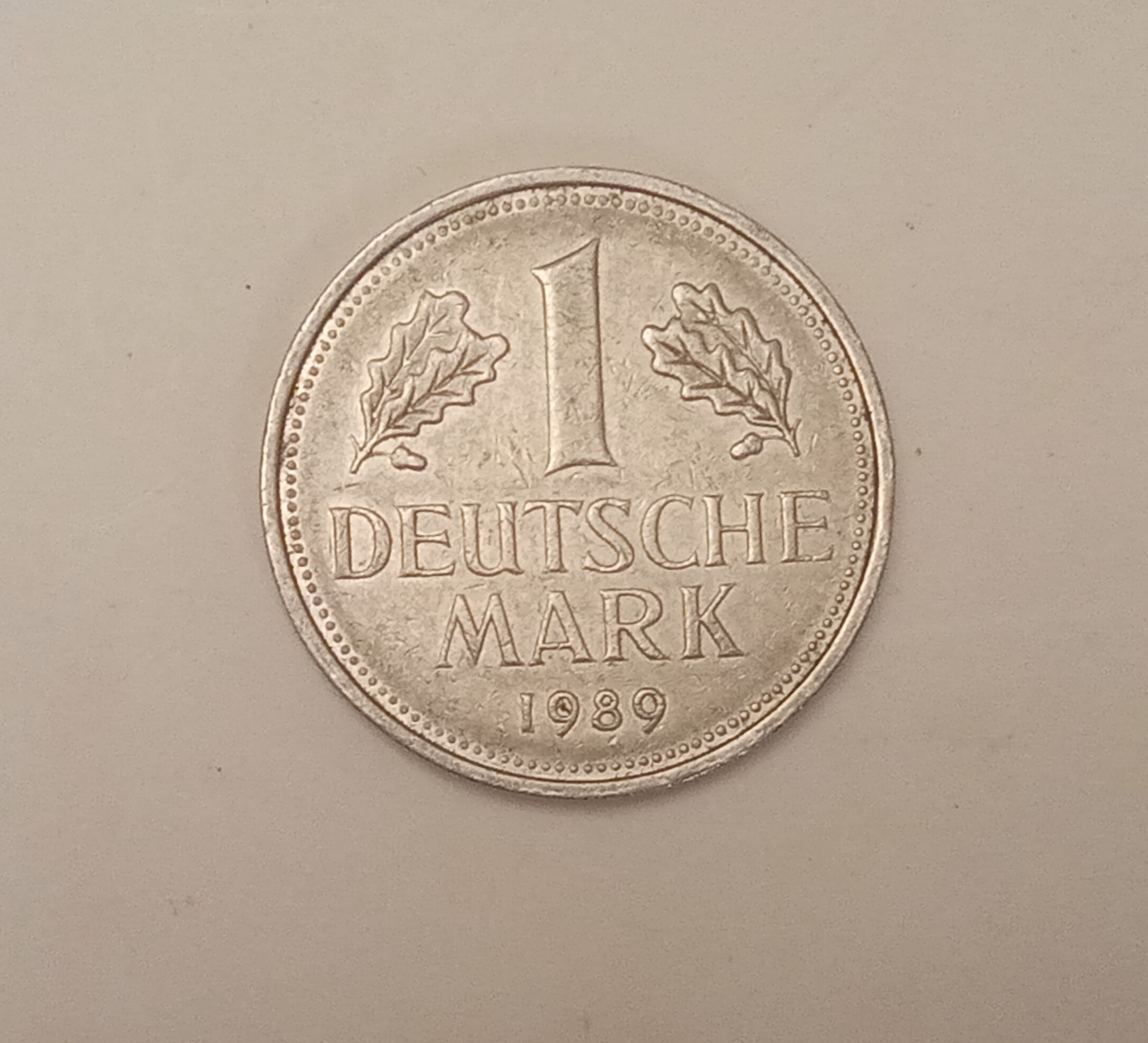سکه کمیاب 1 مارک آلمان غربی 1989