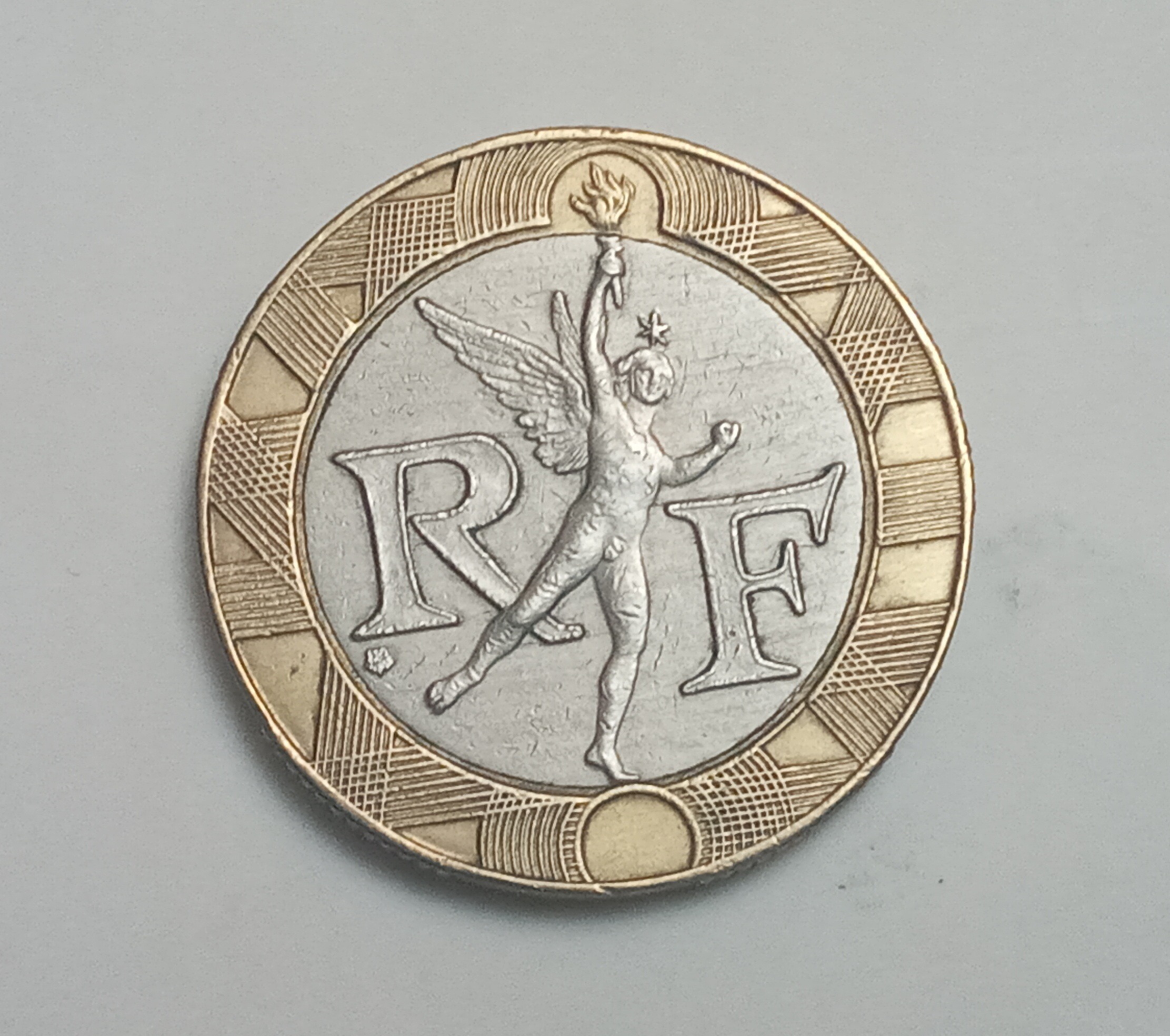 سکه زیبا و کمیاب 10 فرانک فرانسه 1991