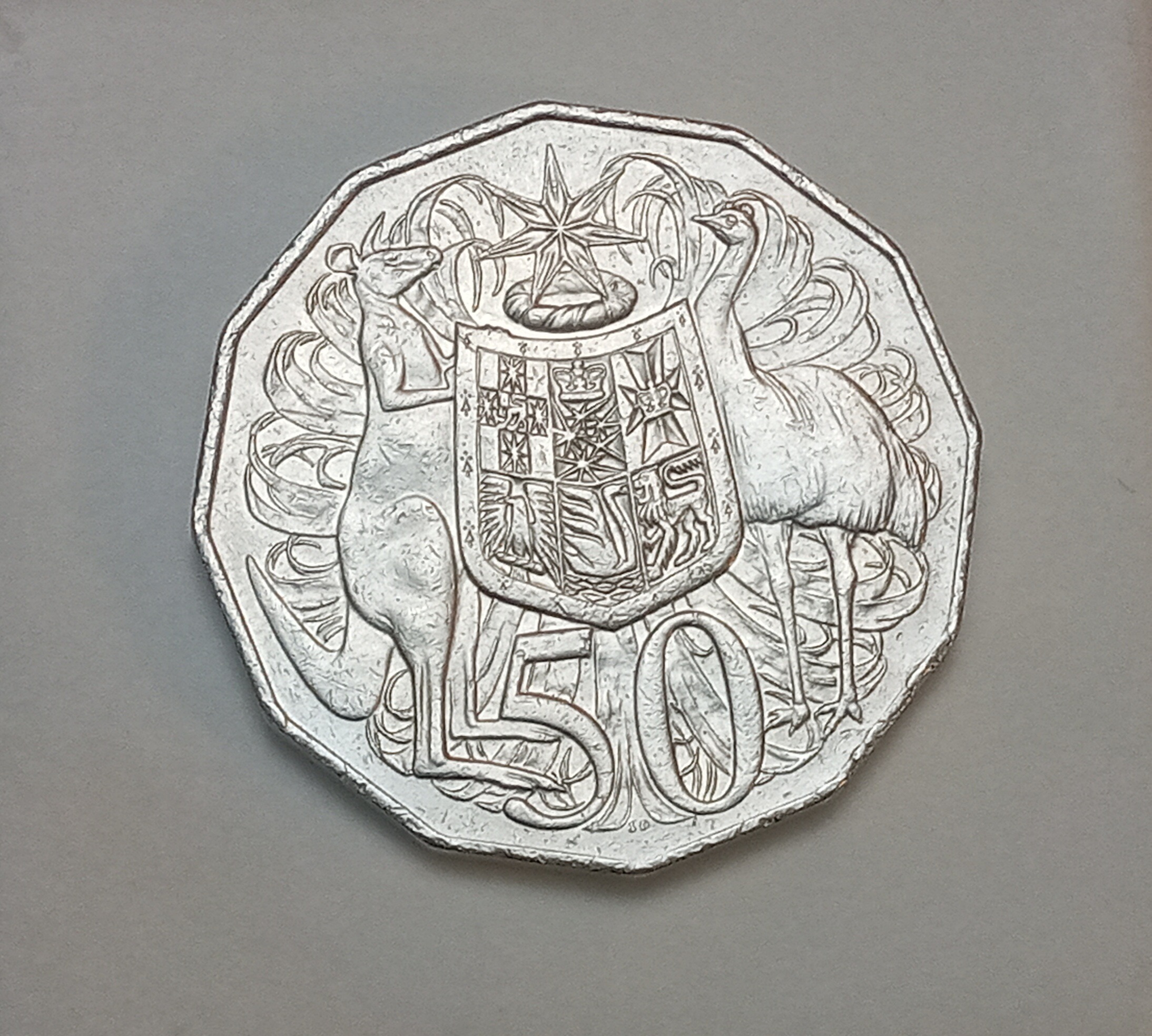 سکه زیبا و کمیاب نیم دلار استرالیا 2014