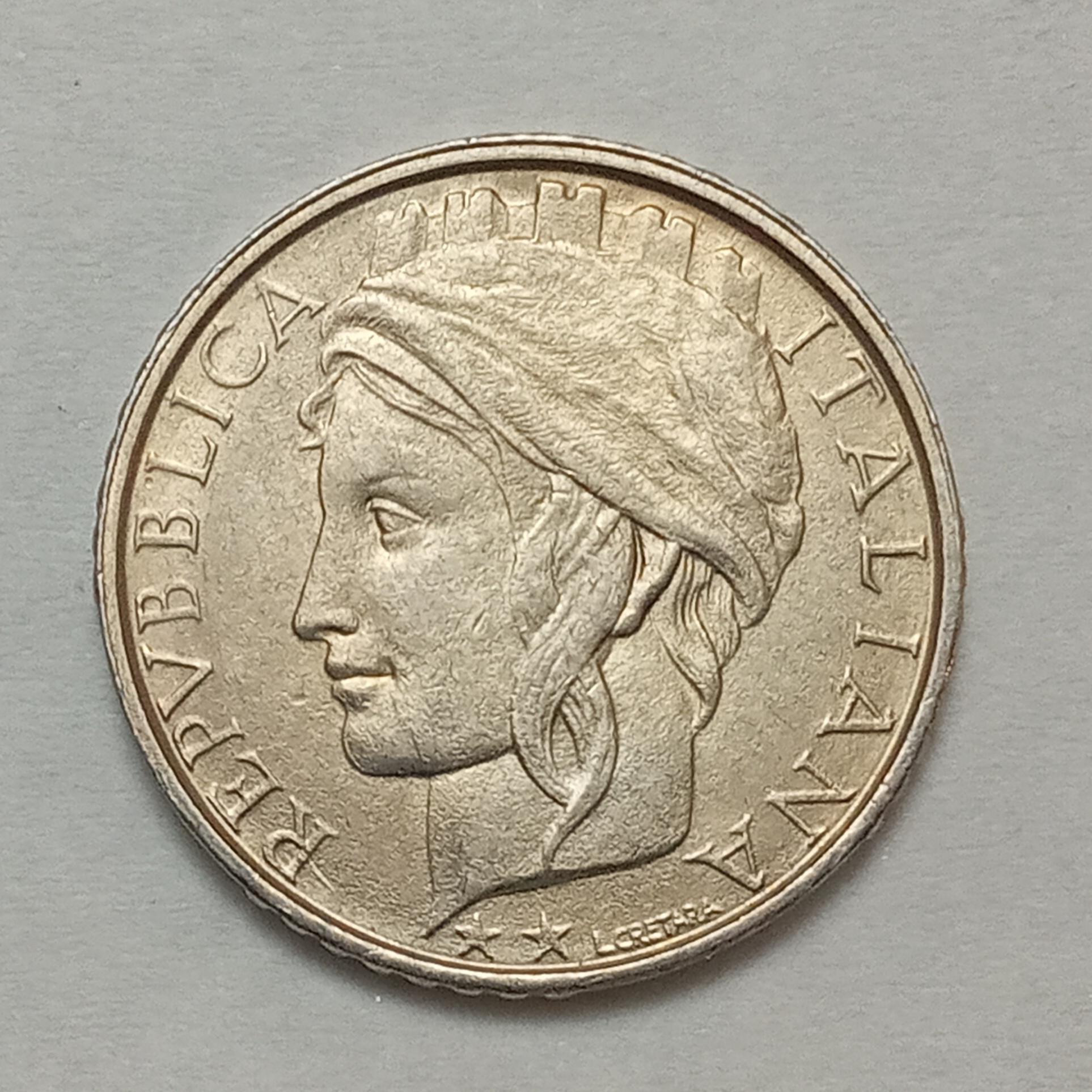 سکه زیبا و کمیاب 100 لیره ایتالیا 1994