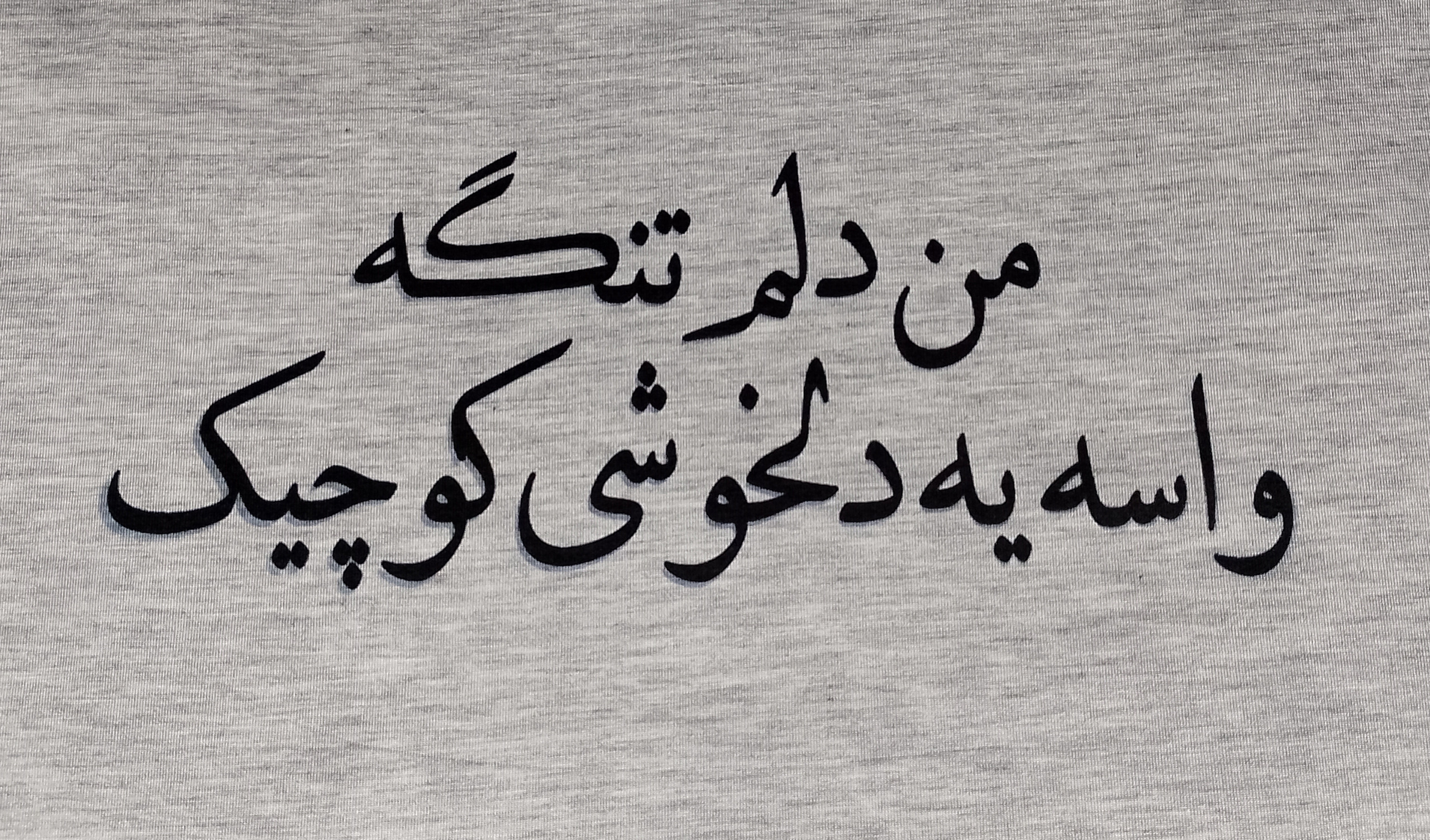 تیشرت ملانژ ( من دلم تنگ )