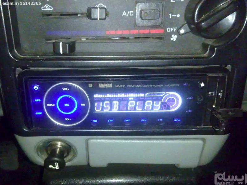 پخش خودرو مارشال مدل ME-2230 همراه باند گرد