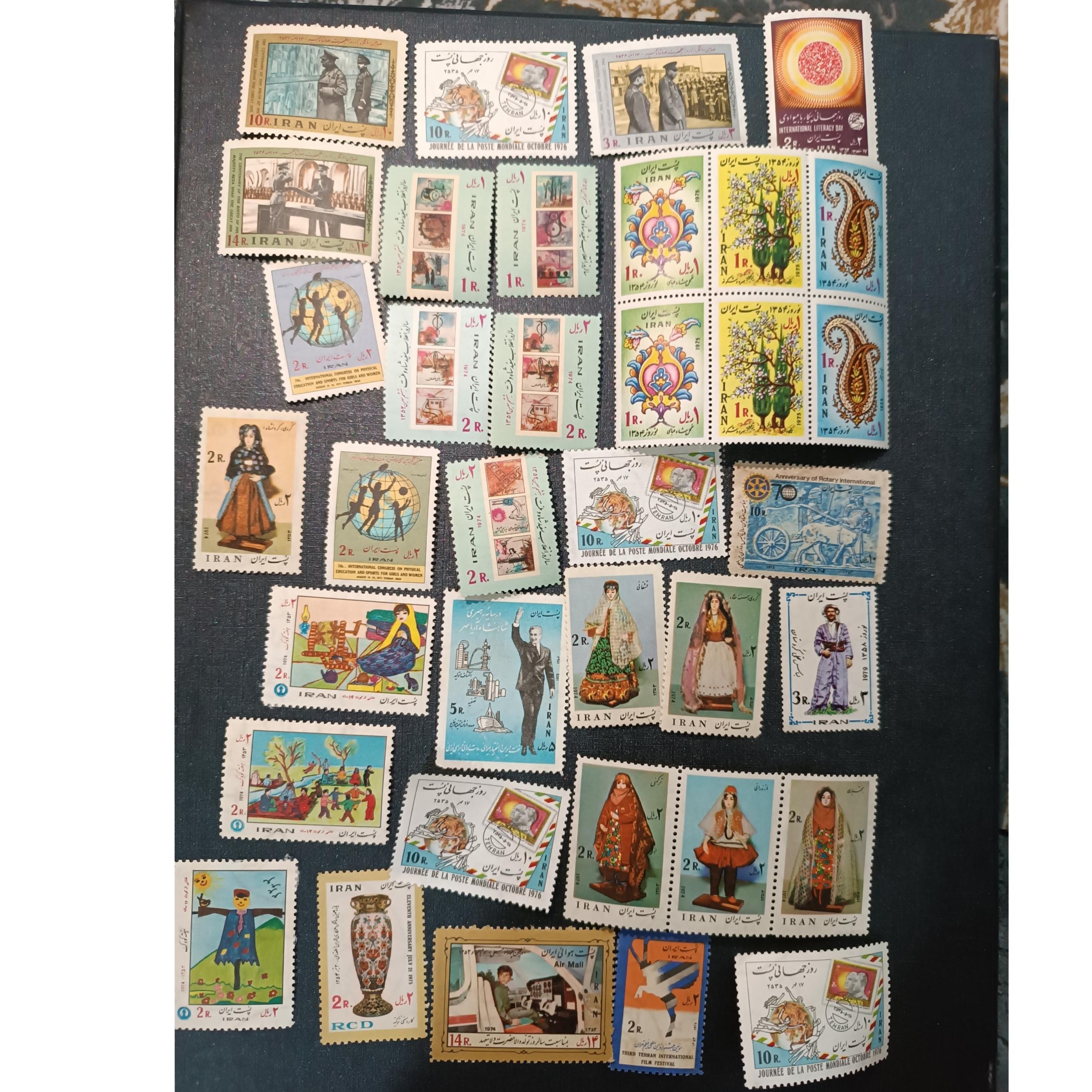 پک تمبر پهلوی 2