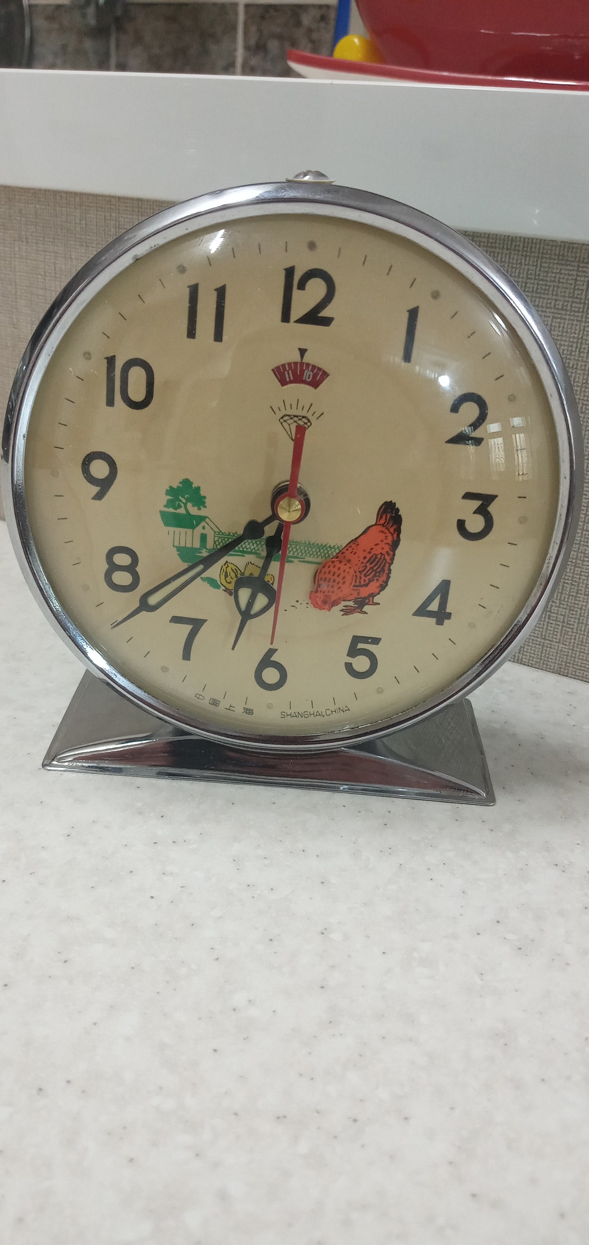 ساعت مرغی قدیمی