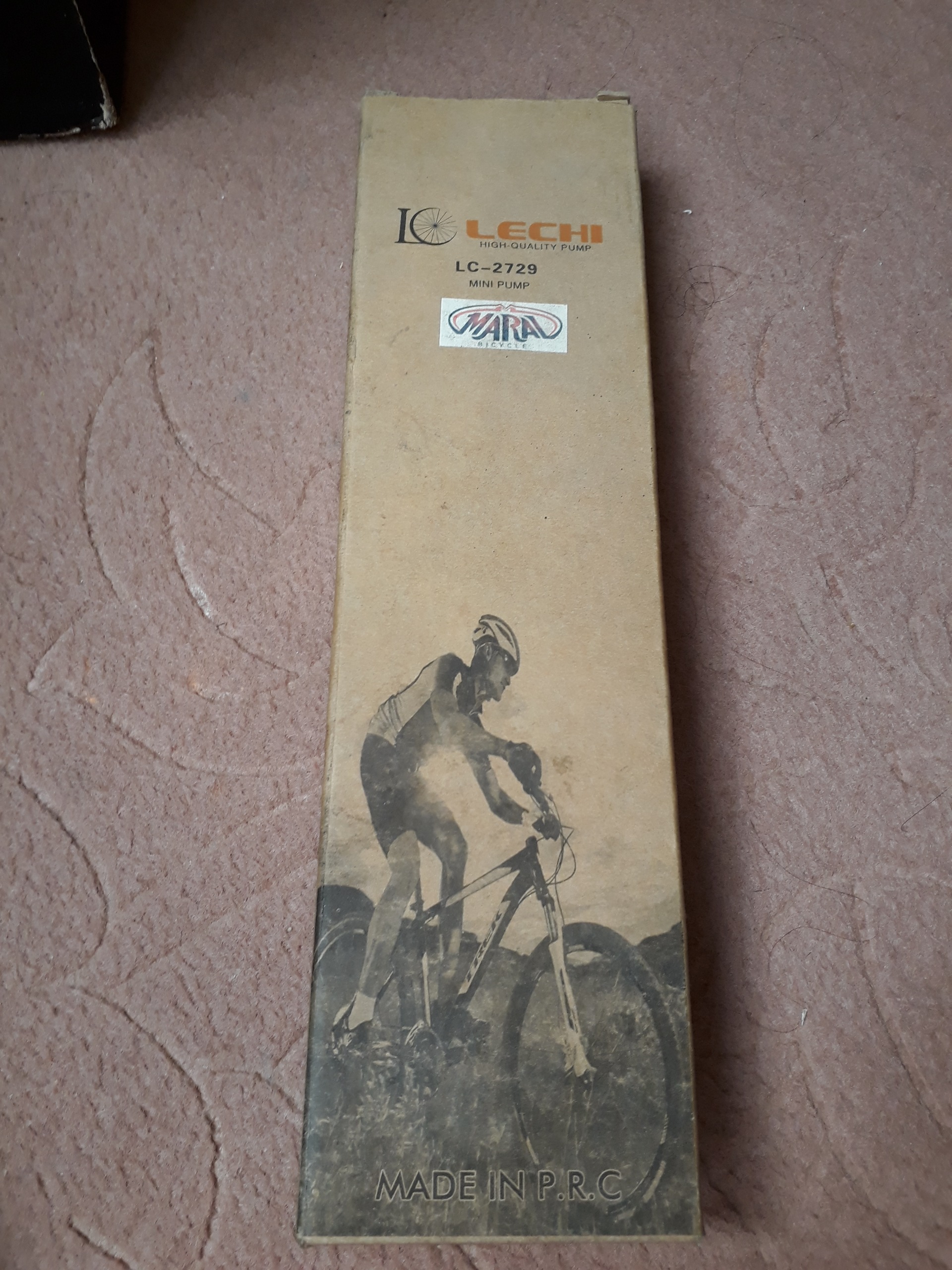 تلمبه دوچرخه مارک lechi.نو آکبند-آلمینیوم