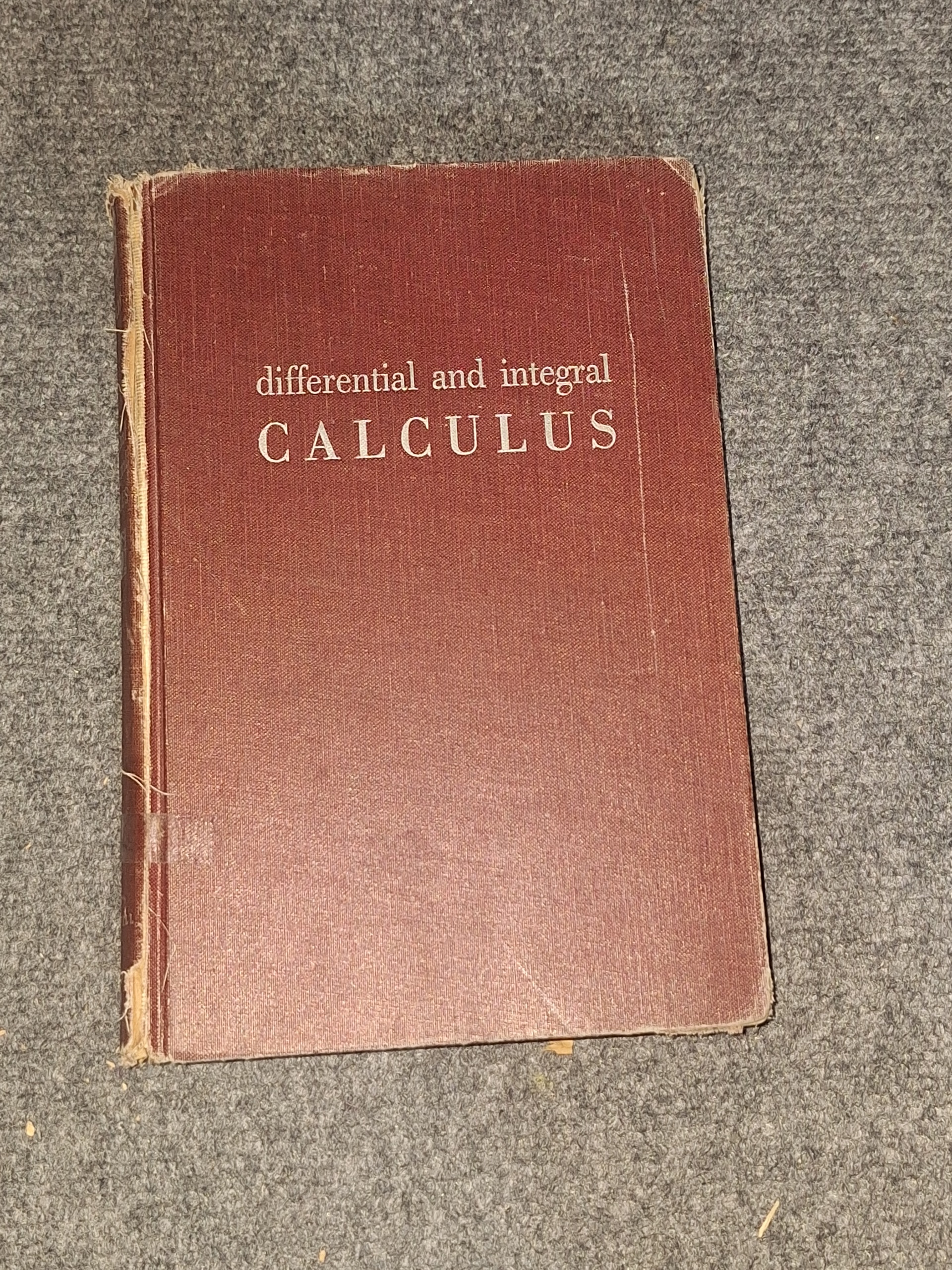 Differential and integral calculus