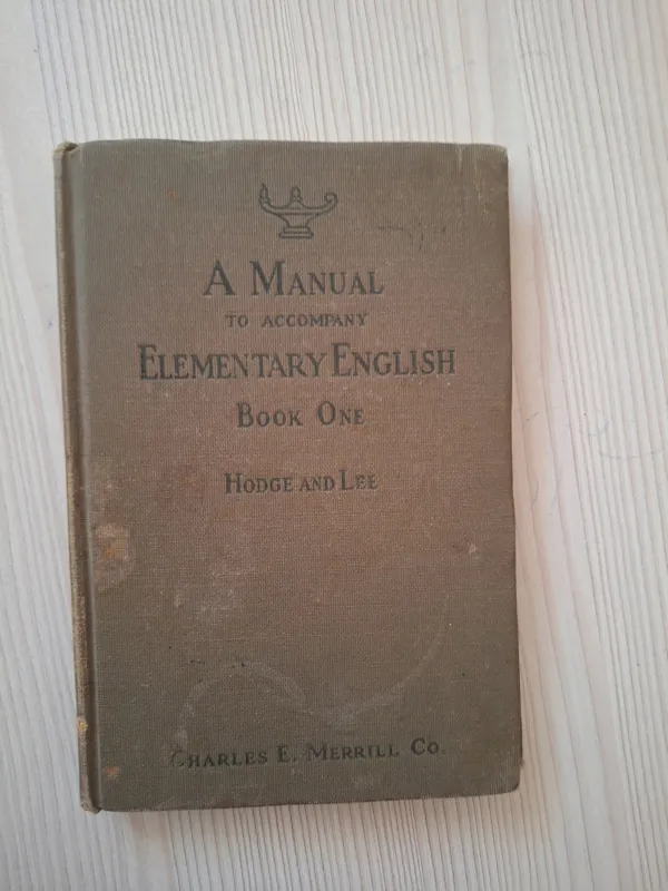 A Manual Elementary English