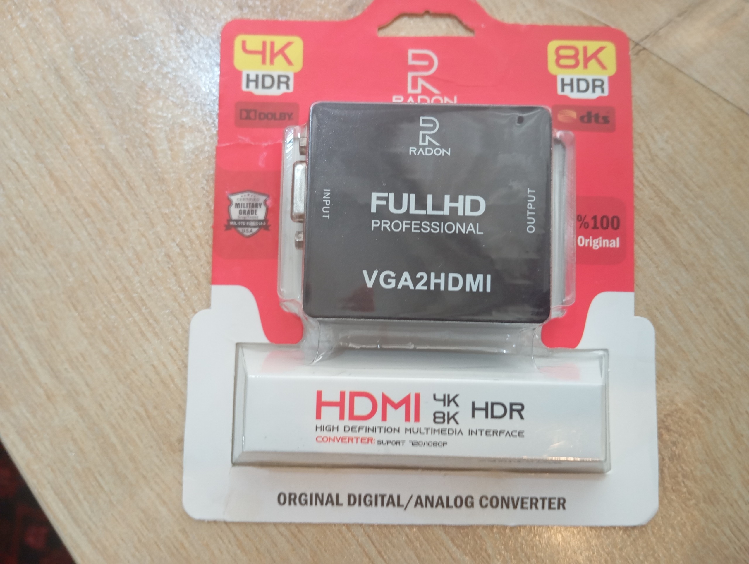 مبدل HDMI به VGA رادون مدل HDRA